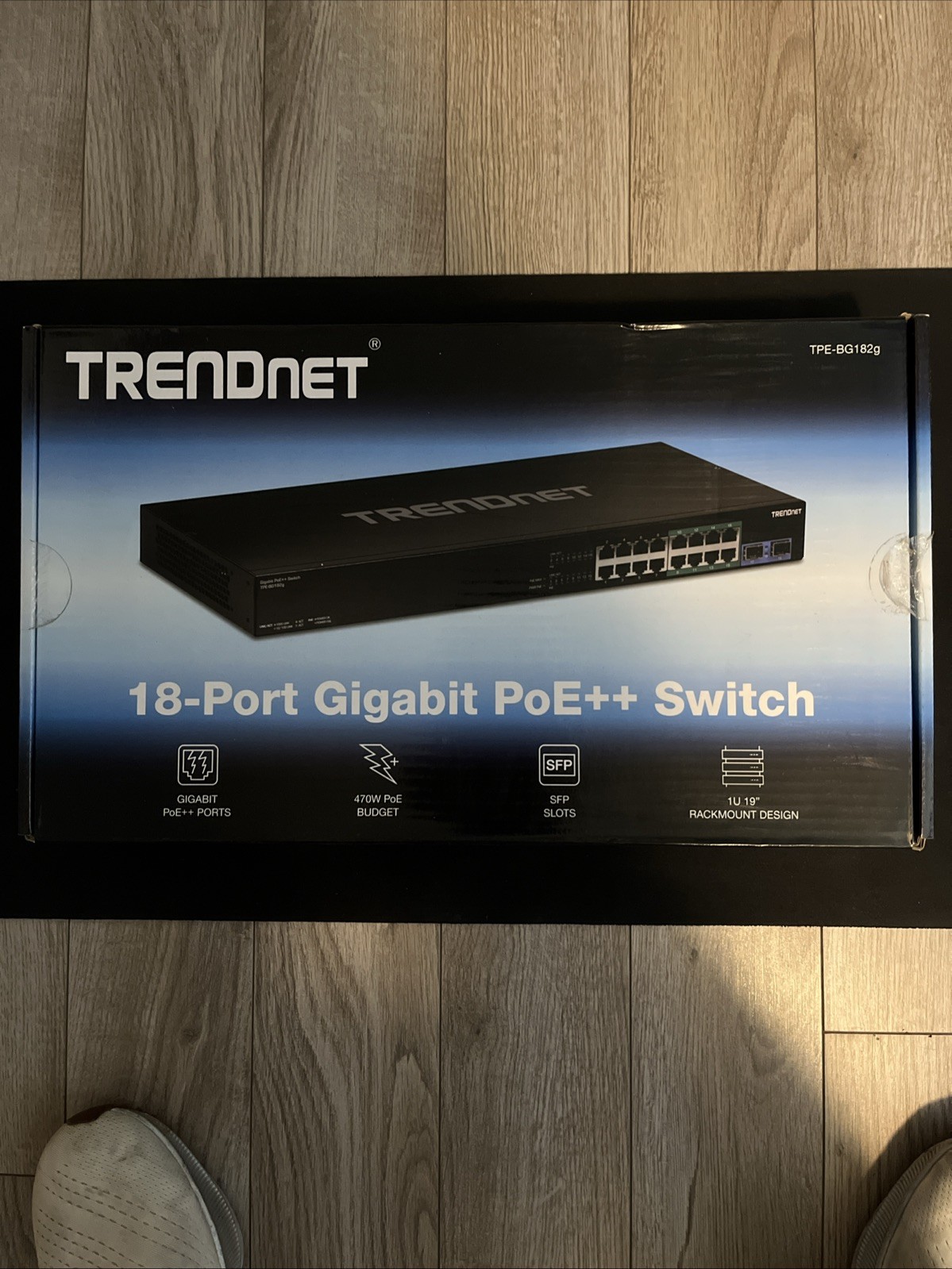 TRENDnet TPE-BG182g,  18-Port Gigabit PoE++ Switch