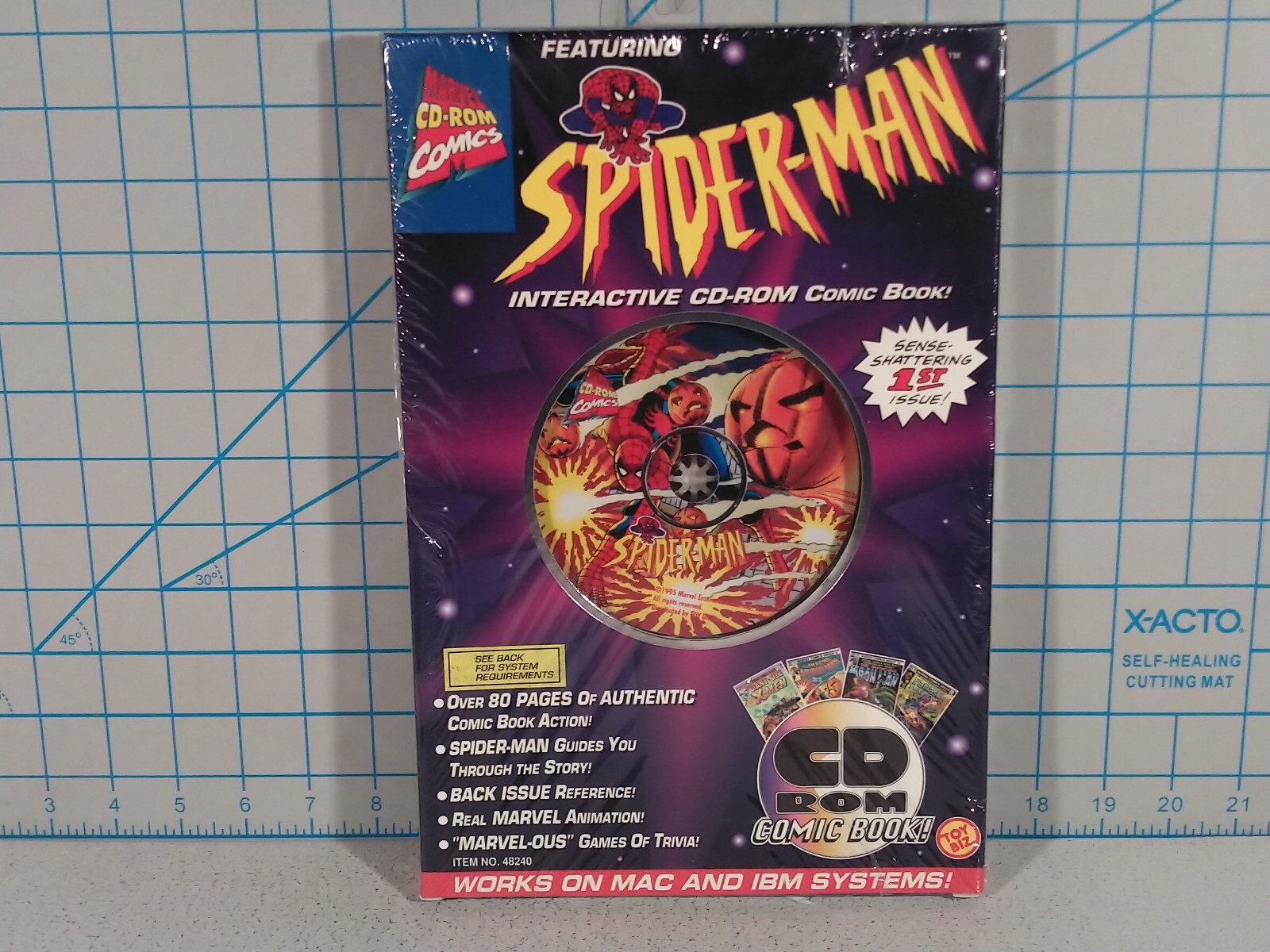 Vintage Spider-Man Interactive CDROM Comic Book #1, Marvel 1995