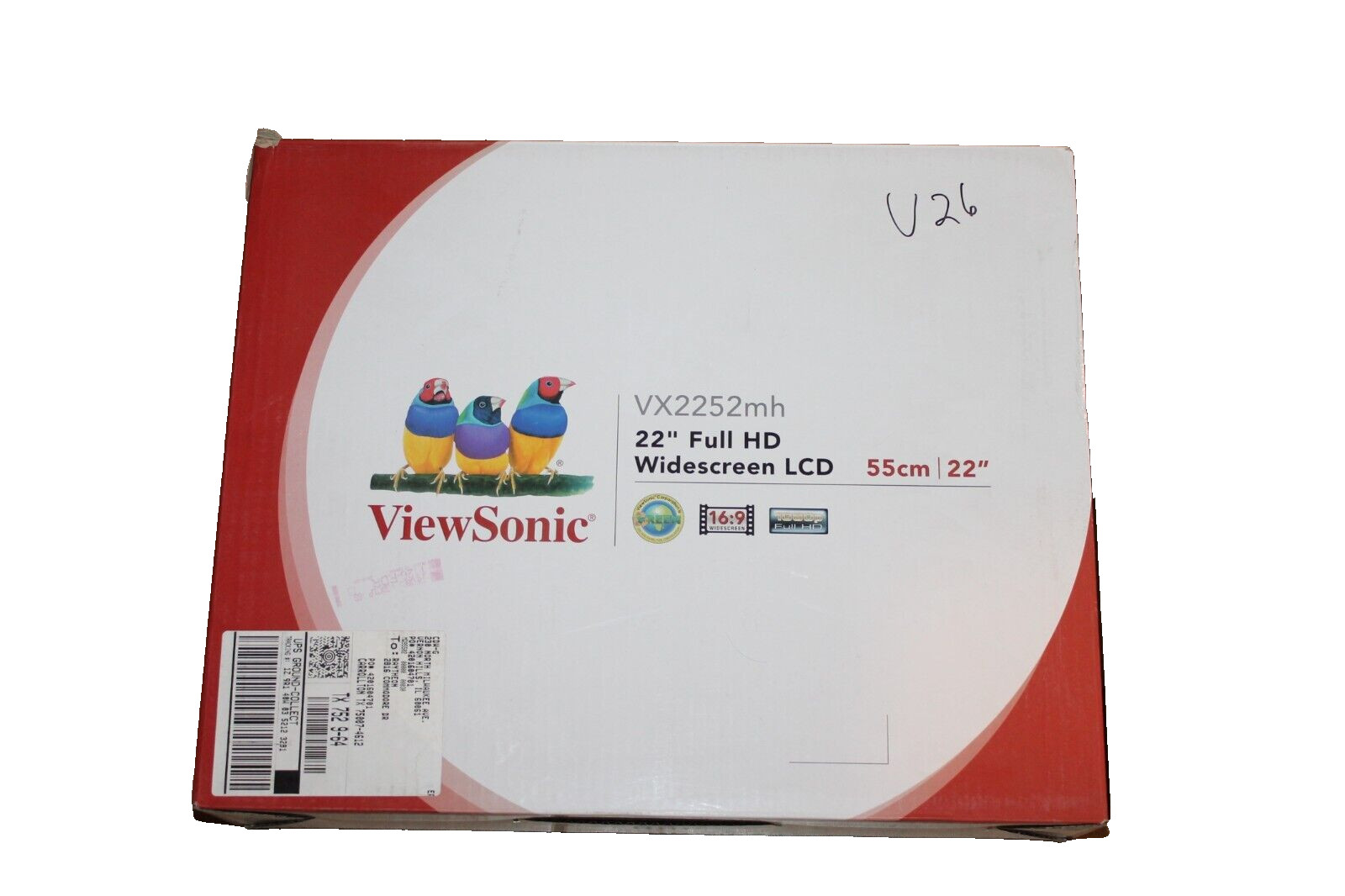 ViewSonic VX2252MH 22 Inch 2ms 60Hz 1080p Gaming Monitor with HDMI DVI and VGA I