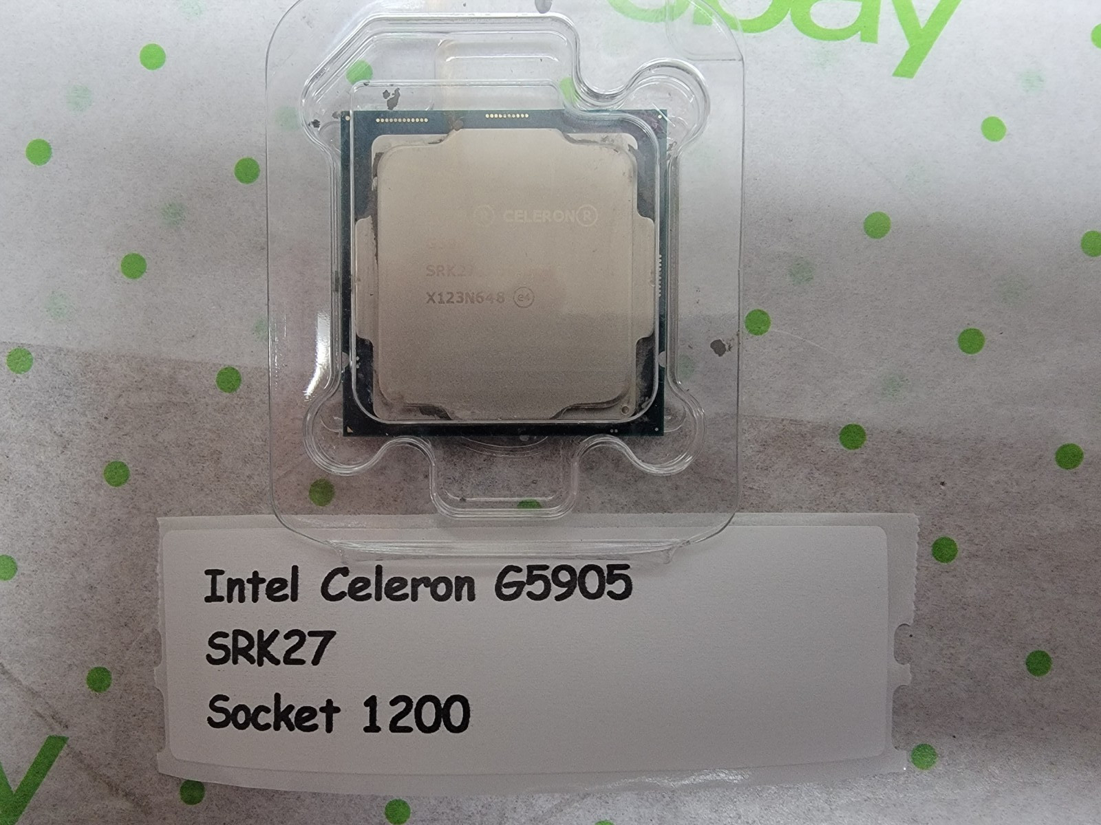 Intel Celeron G5905 SRK27 Dual Core LGA1200 3.50 GHz CPU Processor