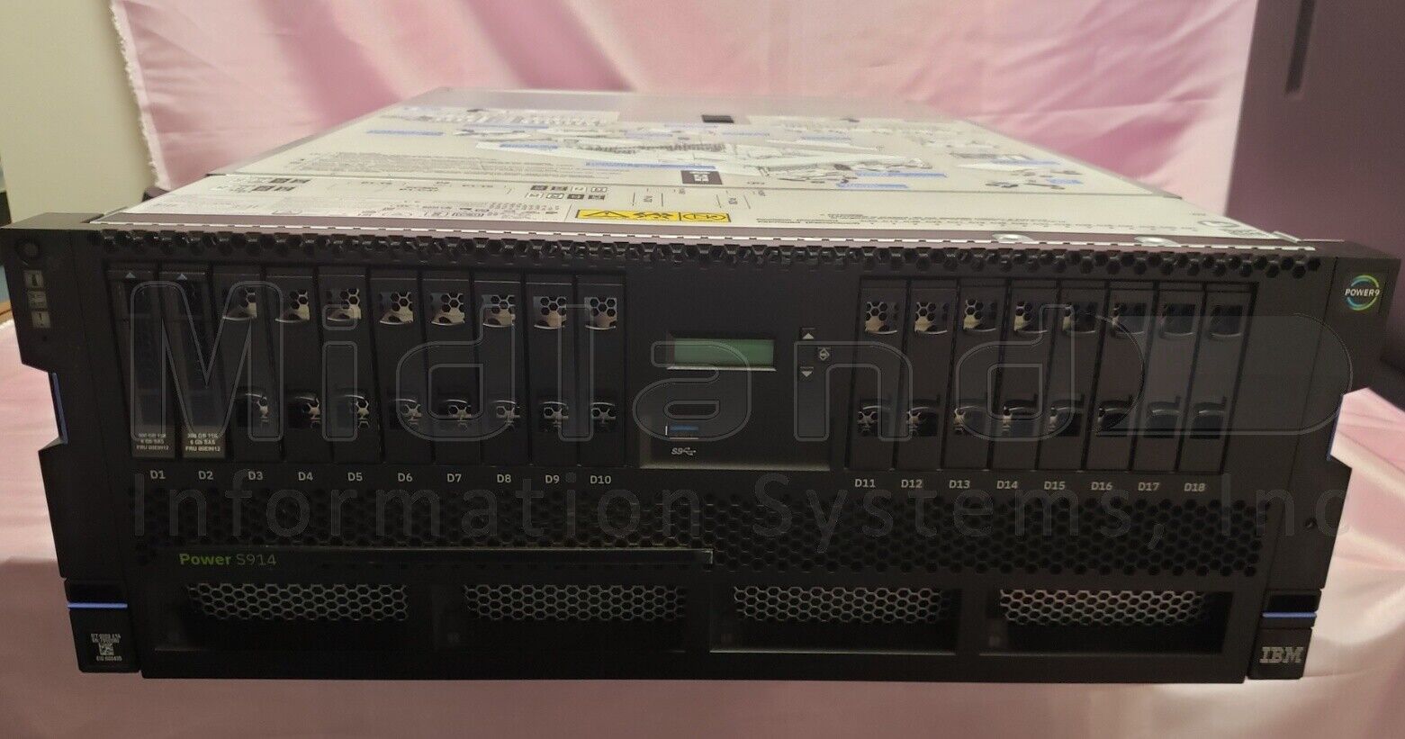 IBM 9009-41A Power S914 i series, 4-core 2.3/3.8Ghz 1 OS 5 user i V7R3 license