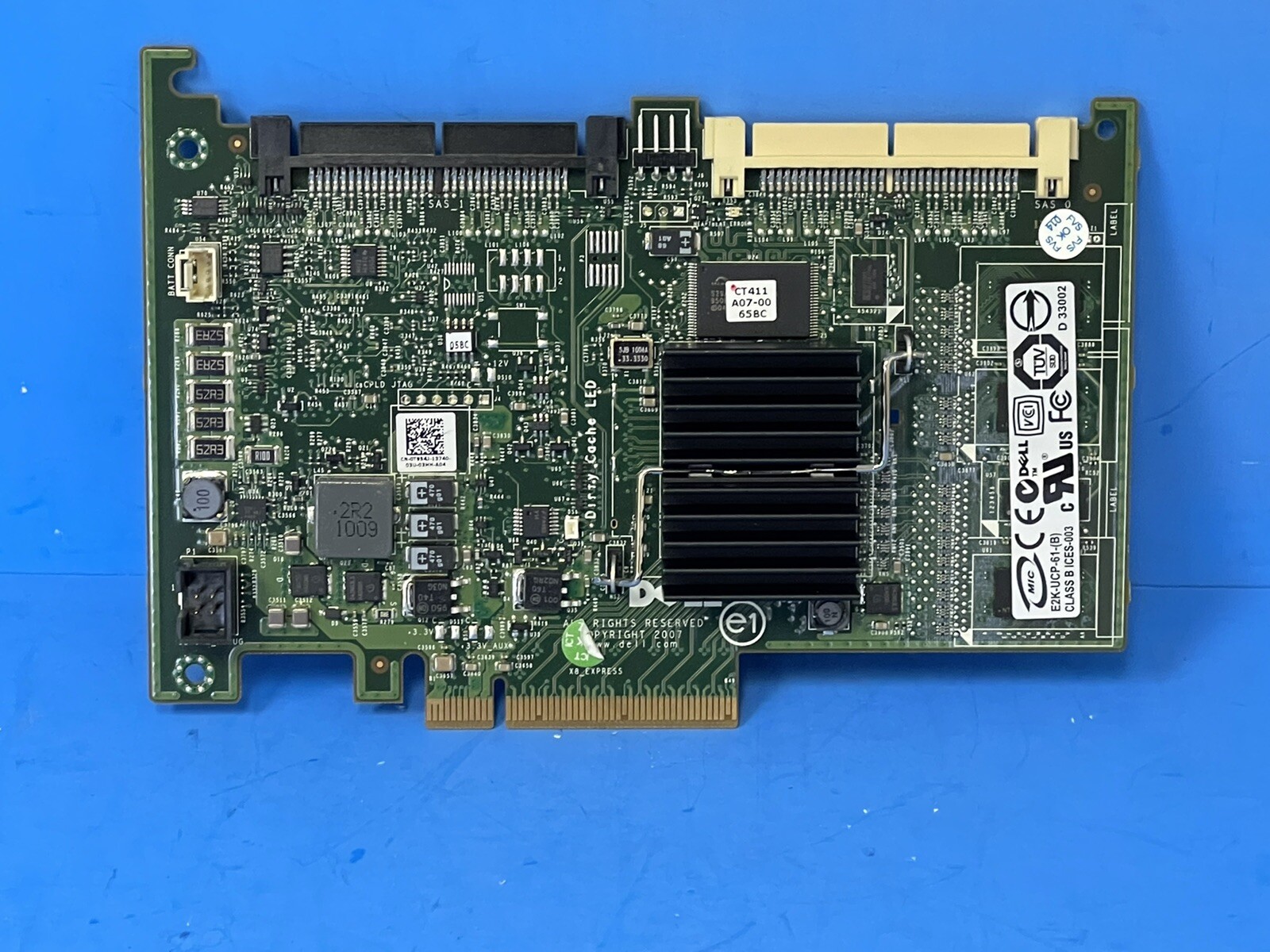 Dell E2K-UCP-61-B - PCI-E SAS PERC 6-I Raid Controller Card
