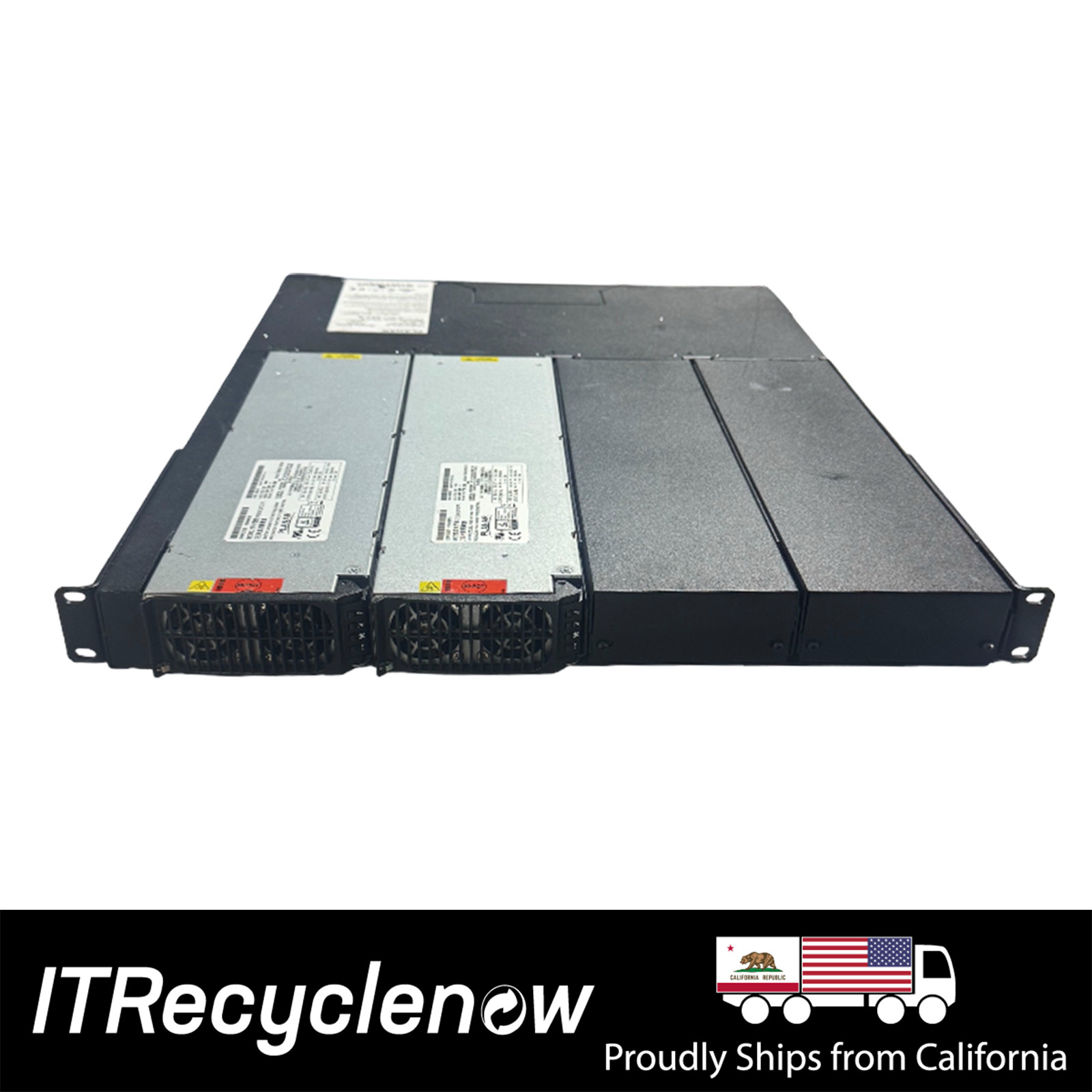 Planar RPS110-2R 48V DC Remote Power Supply 1U w/ 2x 3000W Rectifier Modules