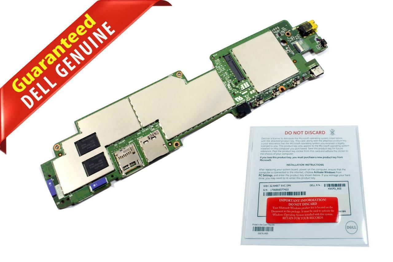Dell Venue 8 Pro 5830 Tablet Motherboard Intel Atom Z3745D 1.3Ghz 64GB 795G6