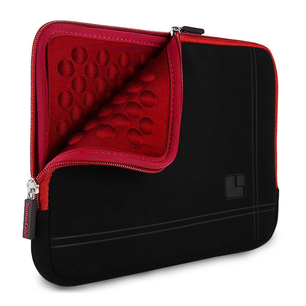 Black&Red Slim Soft Laptop Protective Case For 13