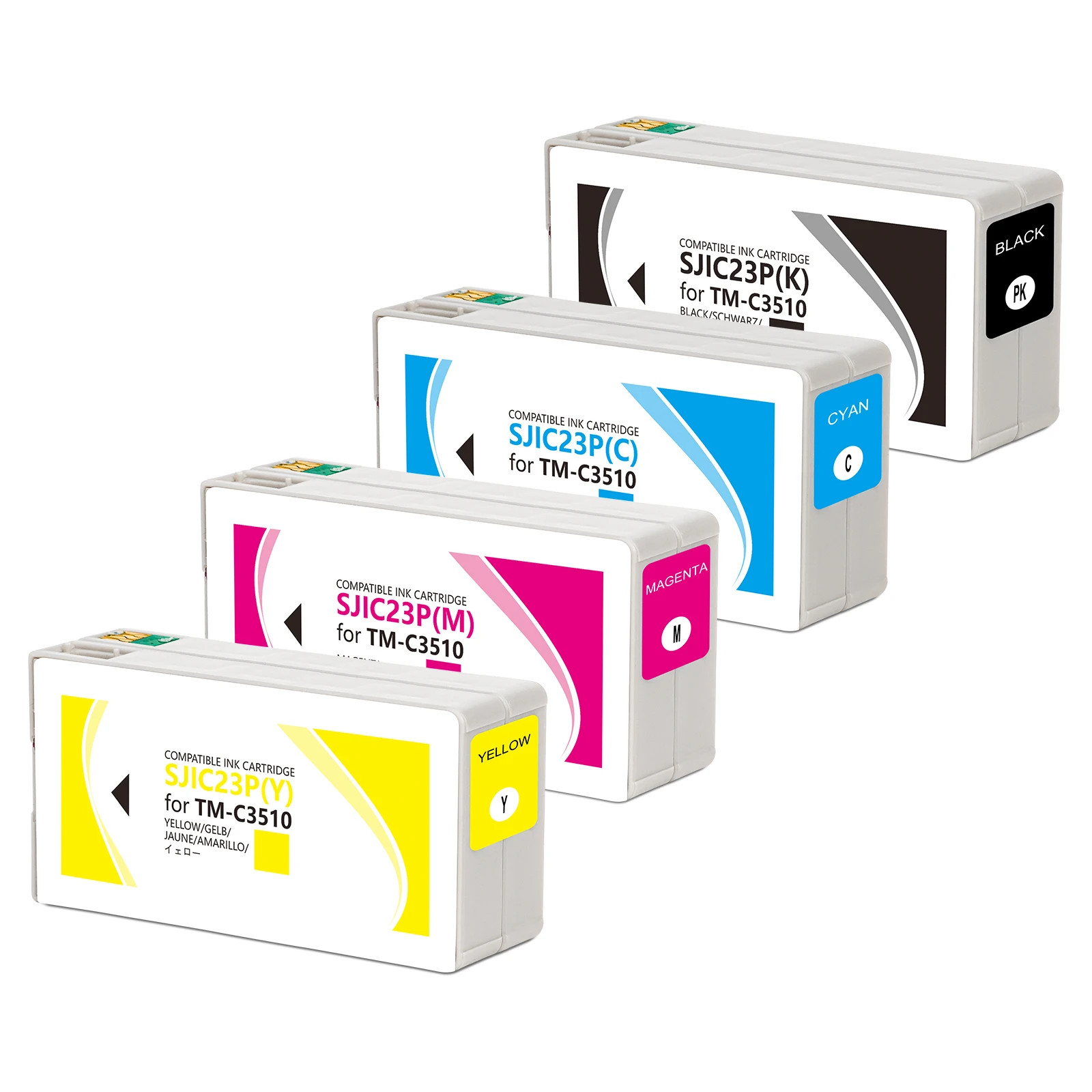SJIC23P Compatible Ink Cartridge with Chip for Epson TM-C3510 Printer