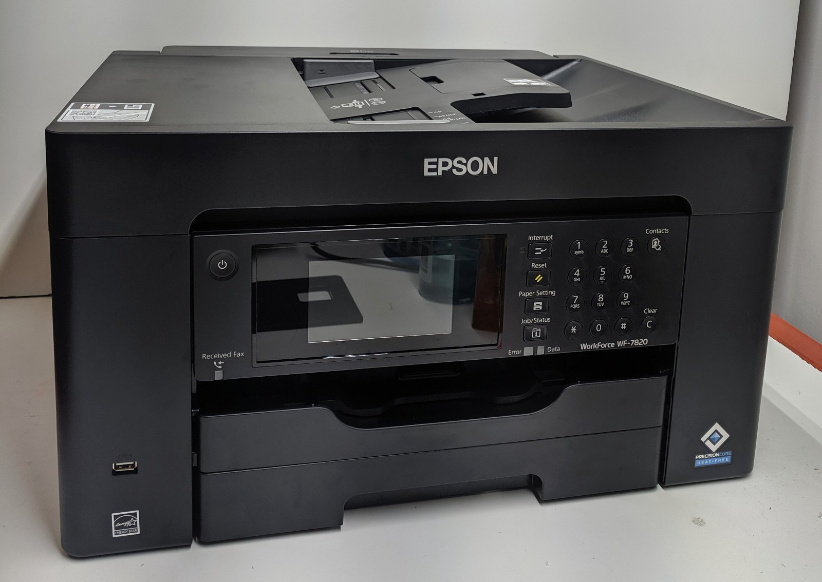 Epson Workforce Pro Wf-7820 All-in-One Printer Inkjet Printer