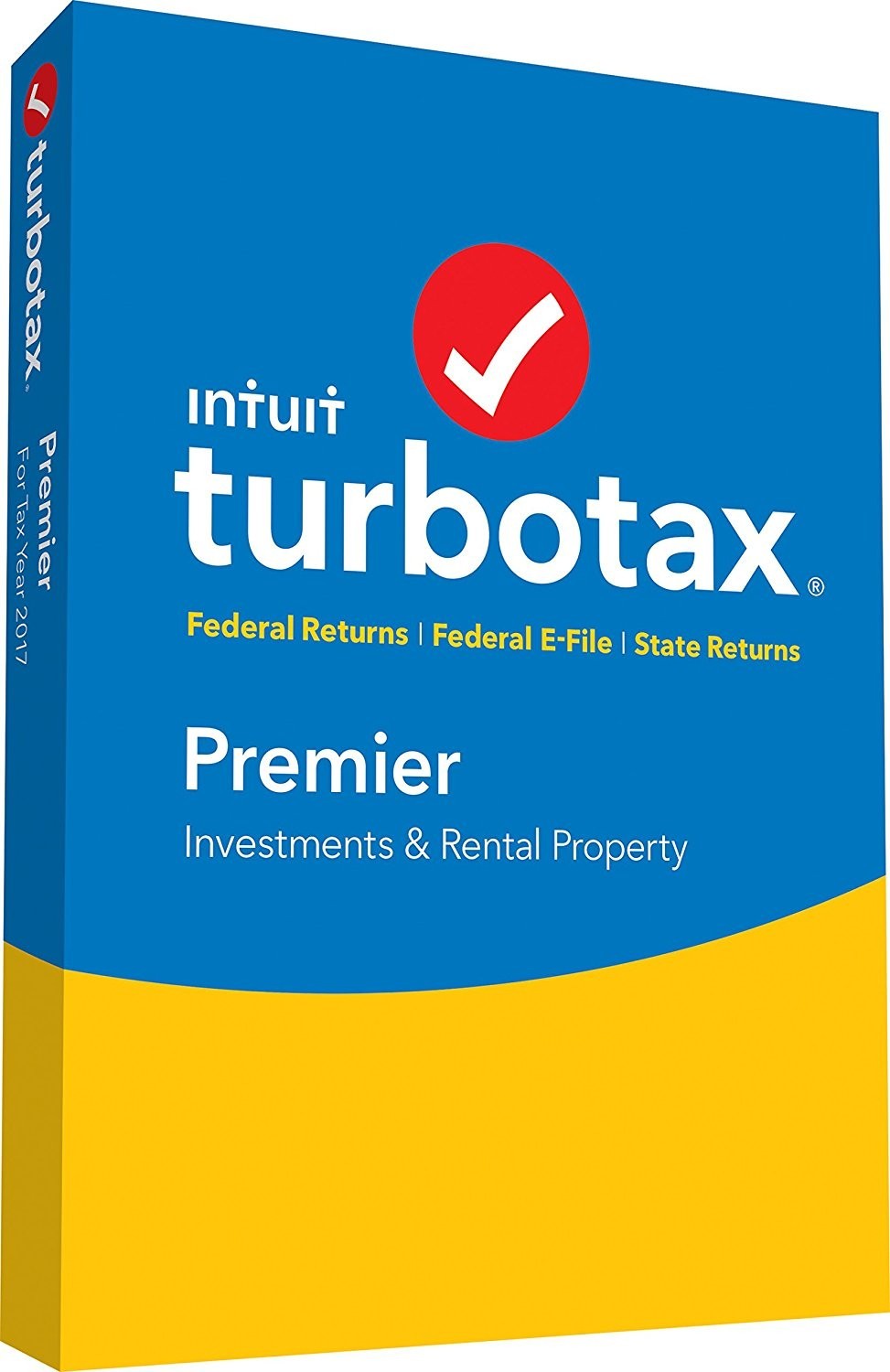 TurboTax Premier 2017 Investments & Rental Win/Mac CD | Full Updates | #1 Expert