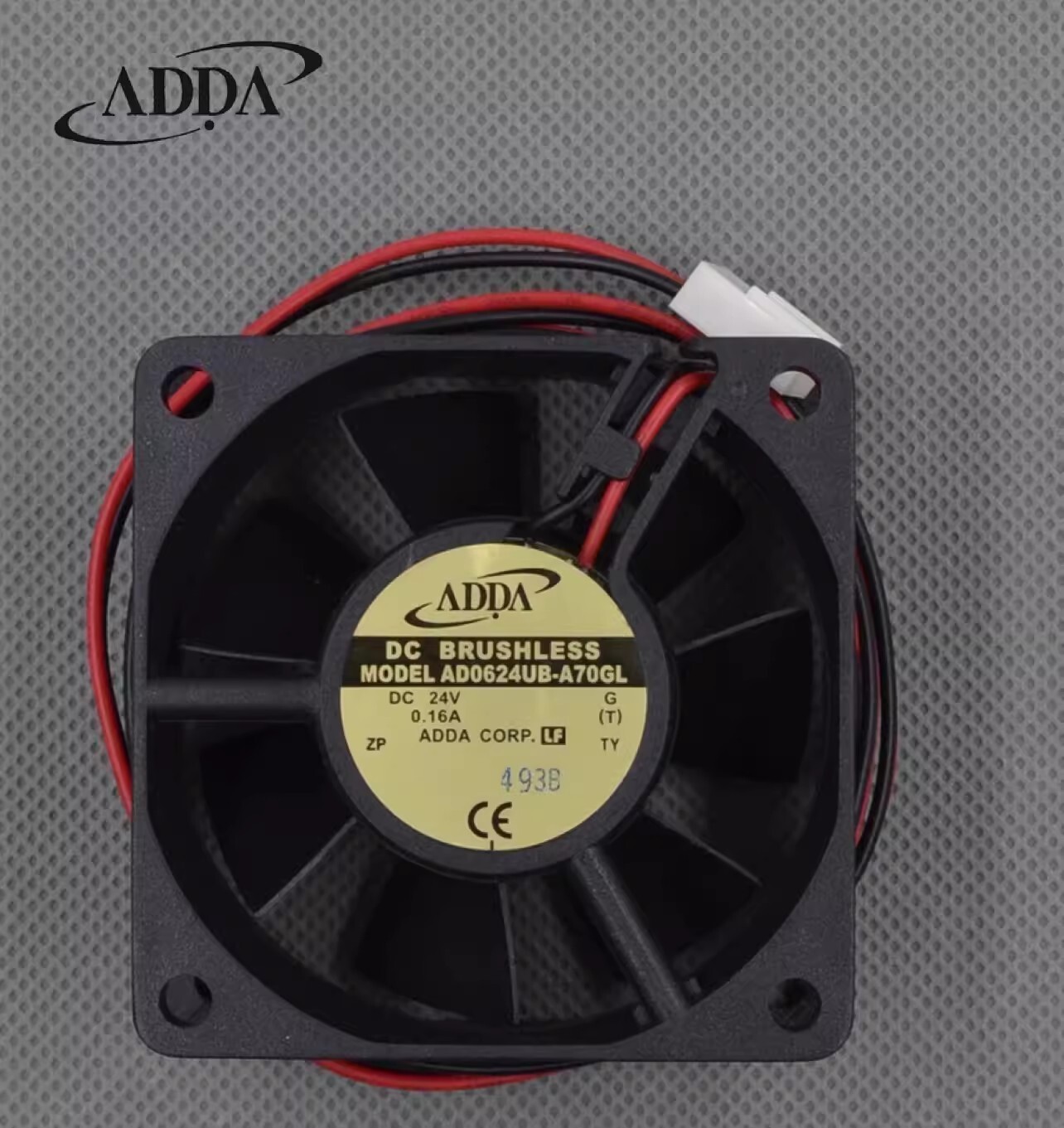 ADDA AD0624UB-A70GL 6025 DC24V 0.16A 6CM 2-Pin Dual Ball Inverter Cooling Fan