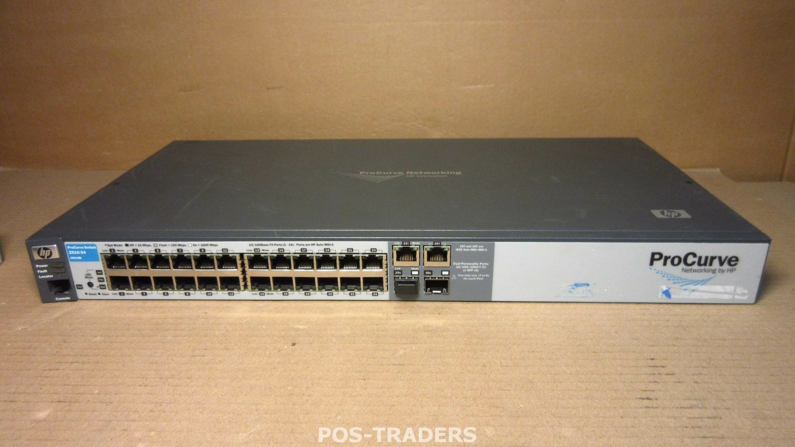 HP ProCurve 2510-24 24 Port Layer 2 Managed 10/100 Switch 2x Combo Gigabit & SFP