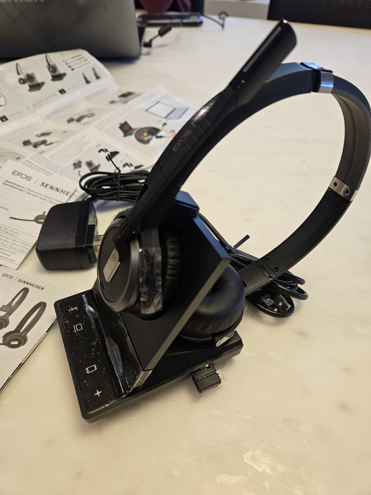 Sennheiser Epos Wireless DECT Headset with Microphone, Binaural SDW 5064-US
