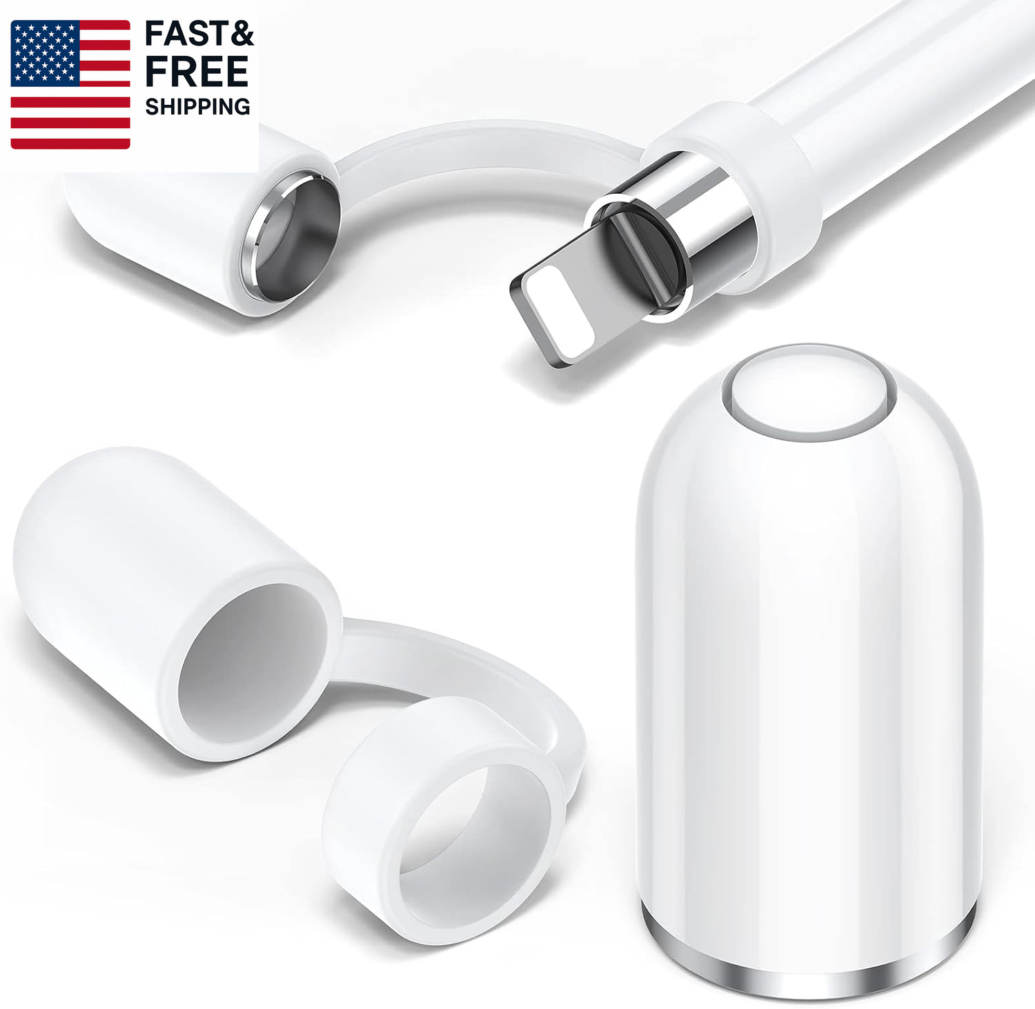 for Apple Pencil Cap 1St Generation Magnetic Ipencil Replacement for Apple Pen T