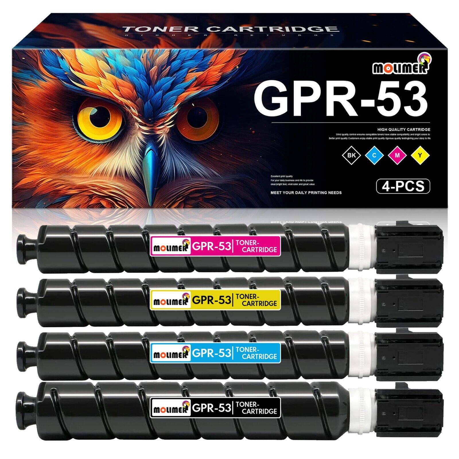GPR53 High Yield Toner Cartridge Replacement for Canon GPR53 Toner C3325 C3325i