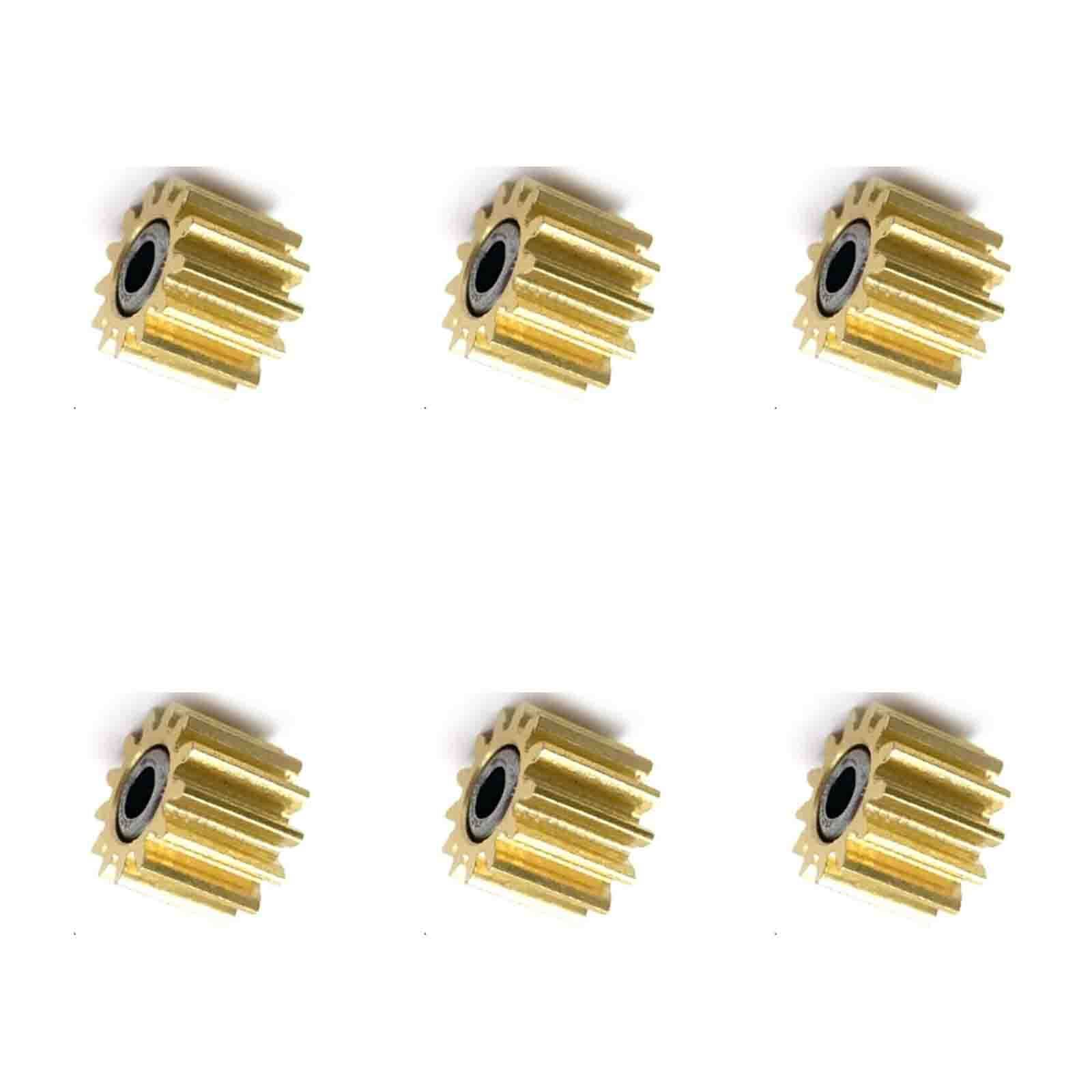 6pcs Cutter Copper Gear CQ890-67091 Fits For HP DesignJet T135 T630 T125 T530