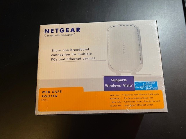 Netgear RP614 v4 4-Port Safe Gateway Cable/DSL  Router w/ 10/100Mbps ~NOS