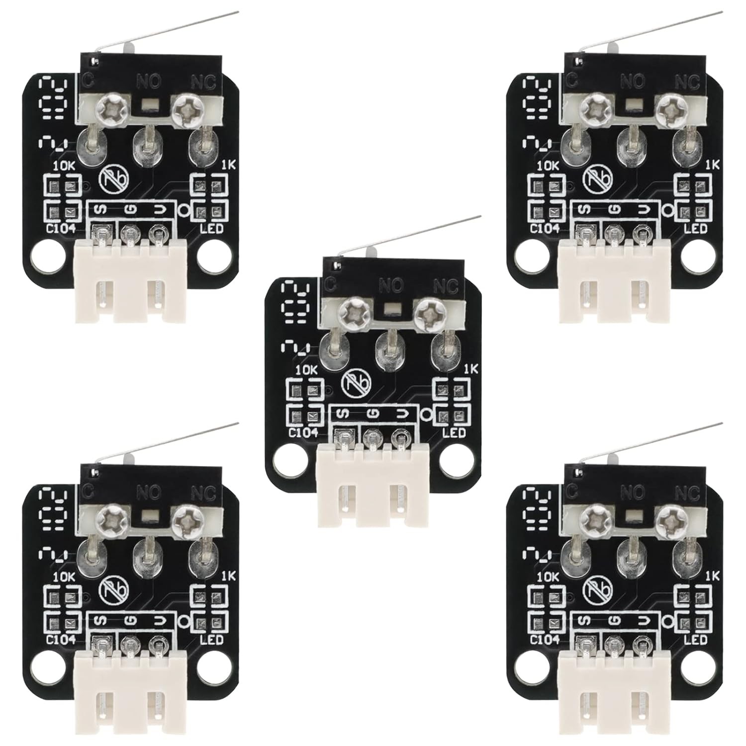 5PCS 3D Printer End Stop Limit Switch Micro Mechanical 3-Pin for CR-10/Ender