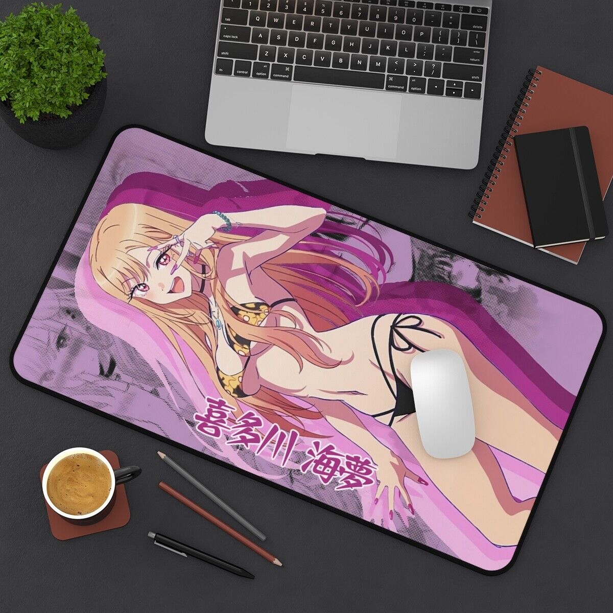 Anime Waifu Marin MousePad Mat Large Game Play Keyboard Desk My Dress Up Darling