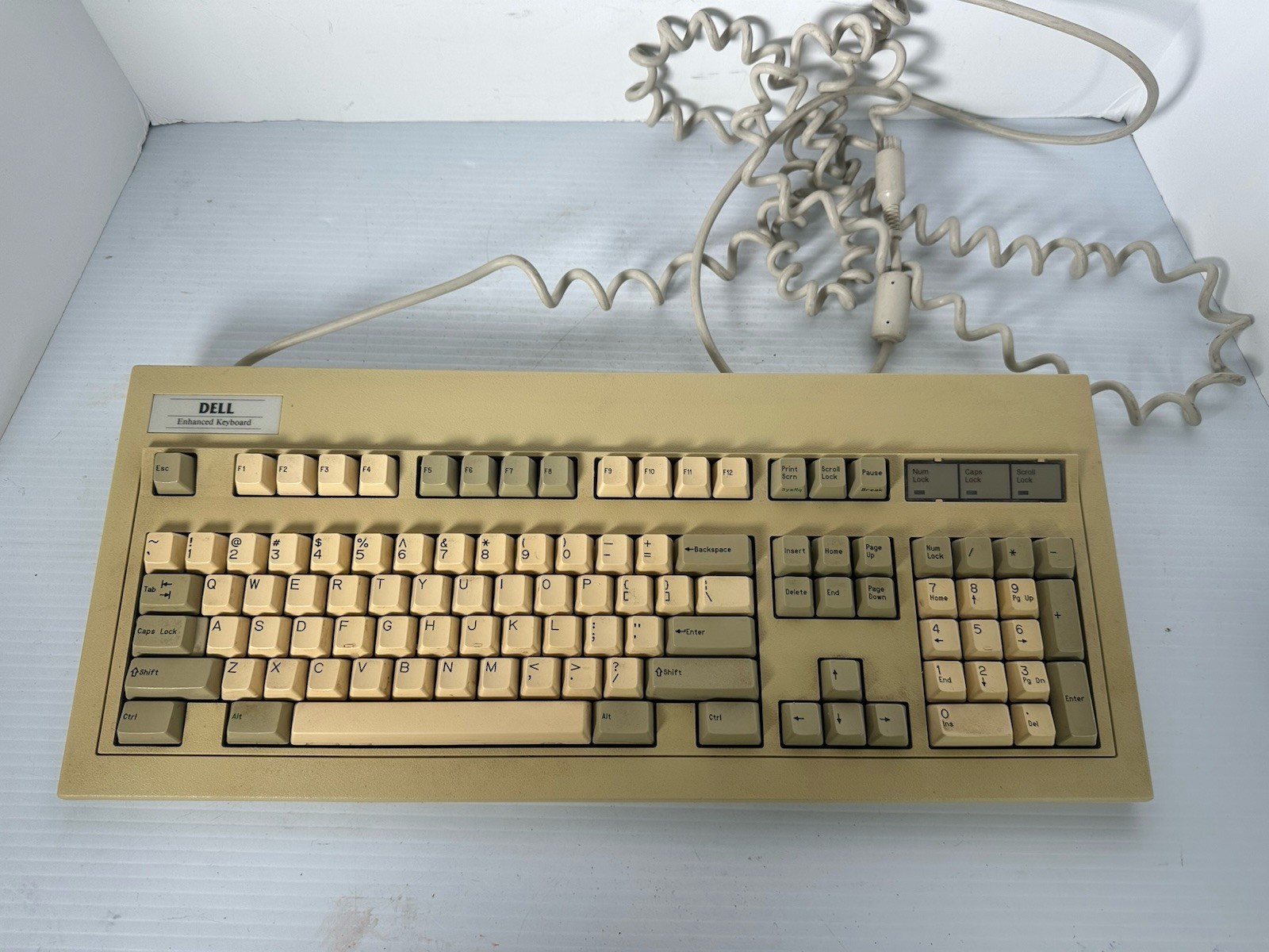 Vintage Dell Key Tronic Model CIG8AVE03417 Enhanced Keyboard (1990)