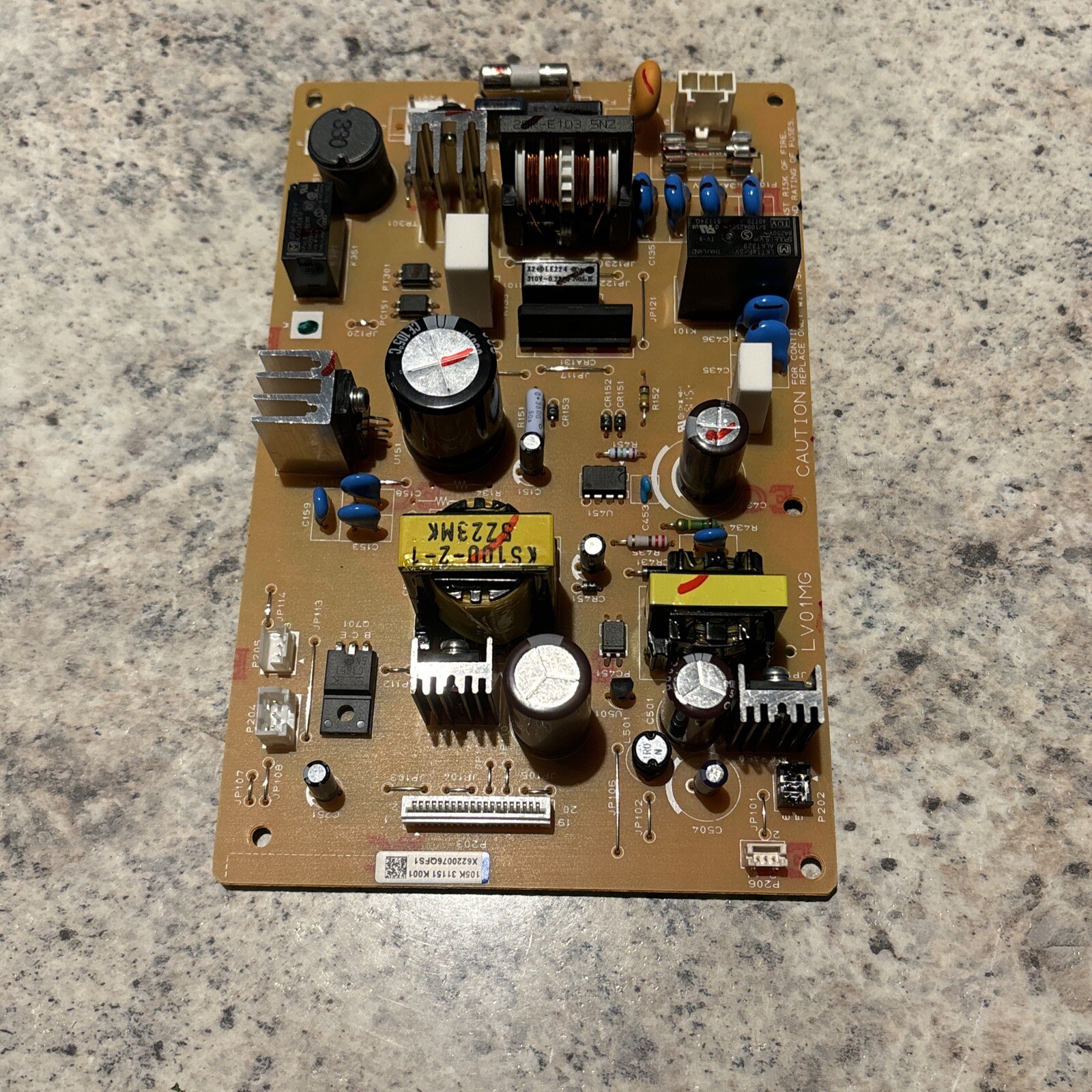 Xerox Phaser 6022/NI Printer Power Supply Board LV01MG, 105K 31154 K001