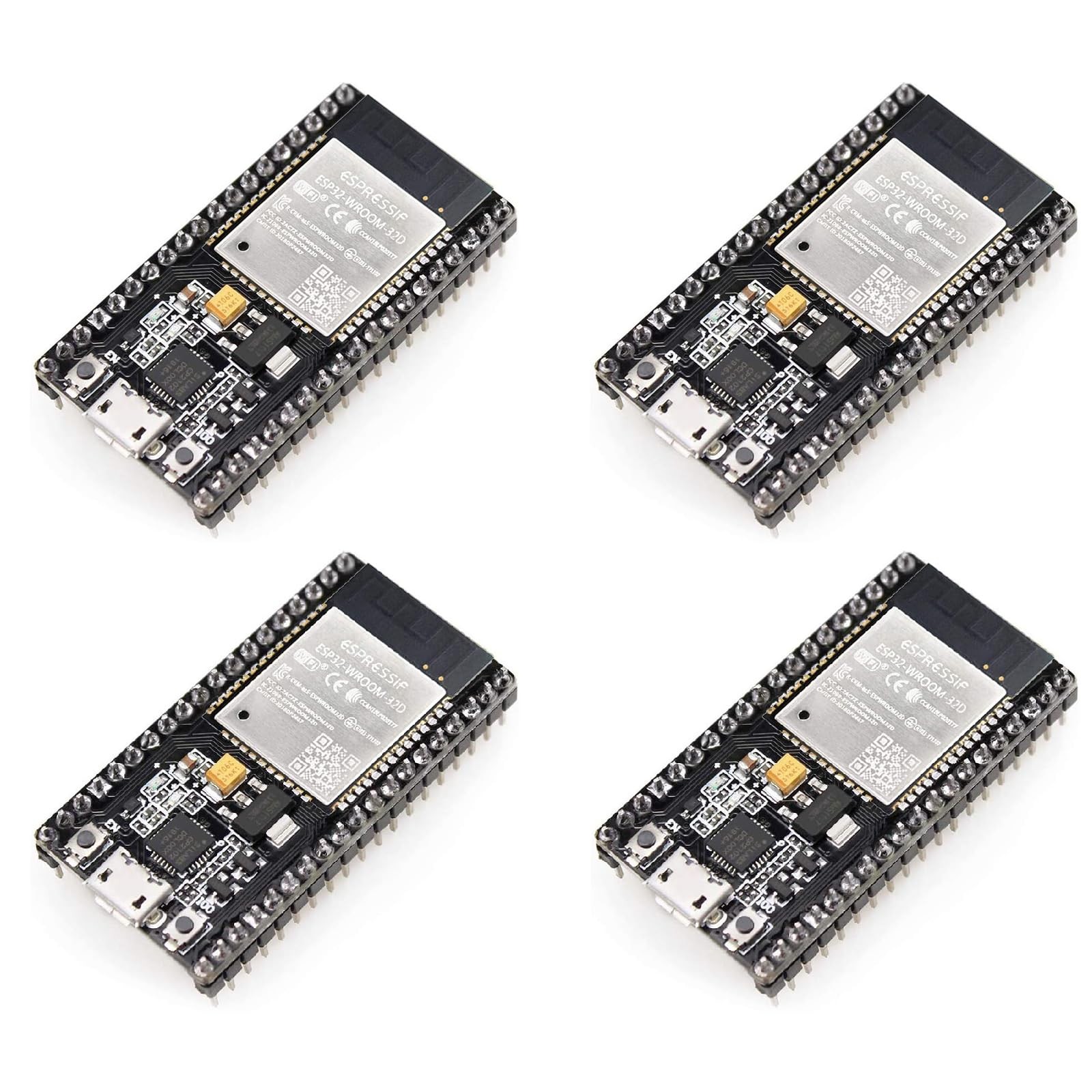 4 PCS ESPWROOM32 ESP32S3 Development Boards 2.4GHz WiFi Bluetooth DualCore
