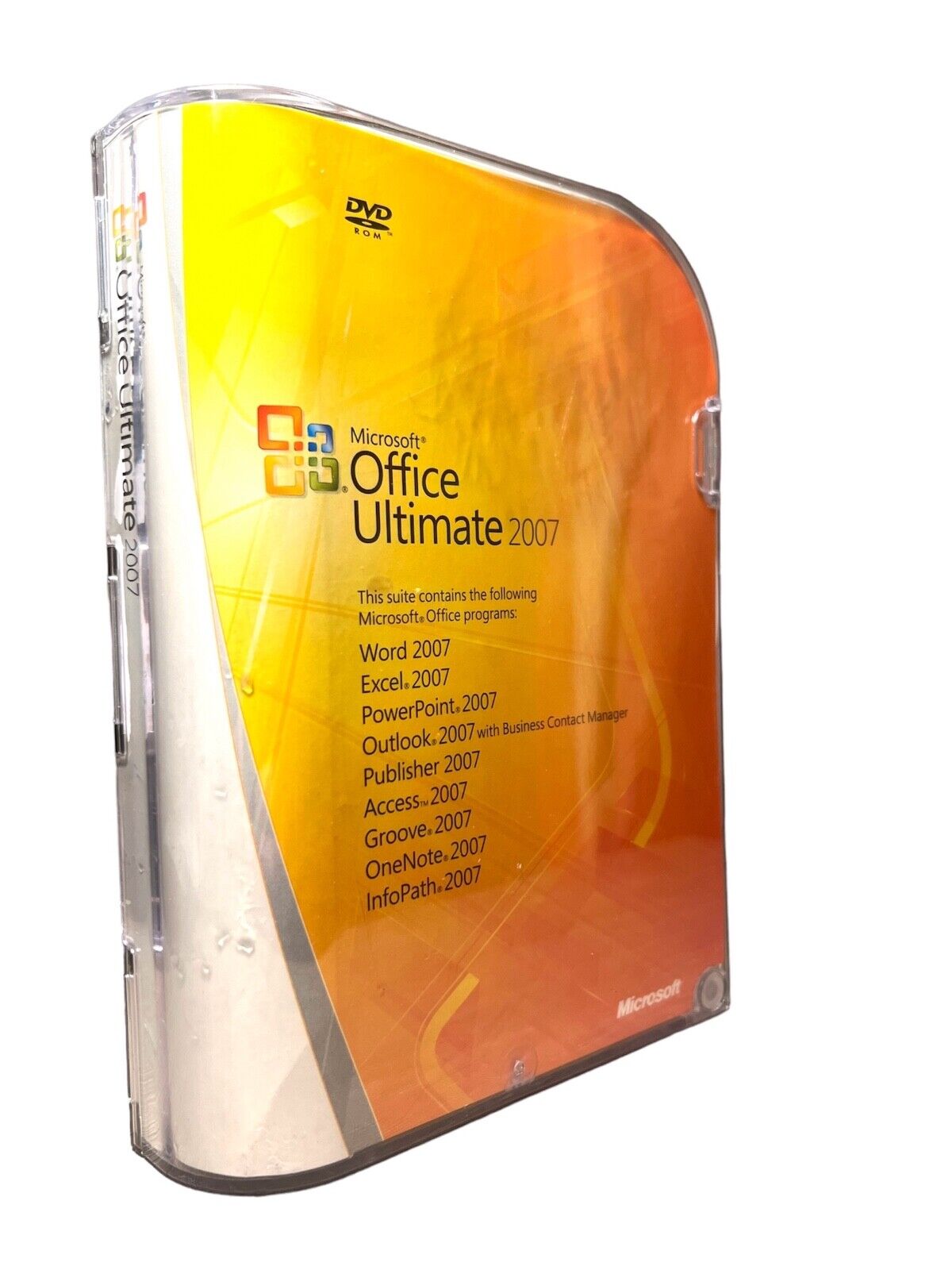 Microsoft Office 2007 Ultimate Full English Retail Version DVD 2 Discs With Key