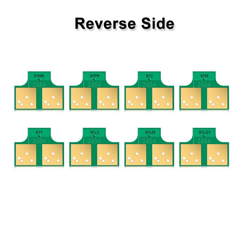 8pcs New HP 91 Ink Cartridge Chip For HP Designjet Z6100 Z6100ps printer