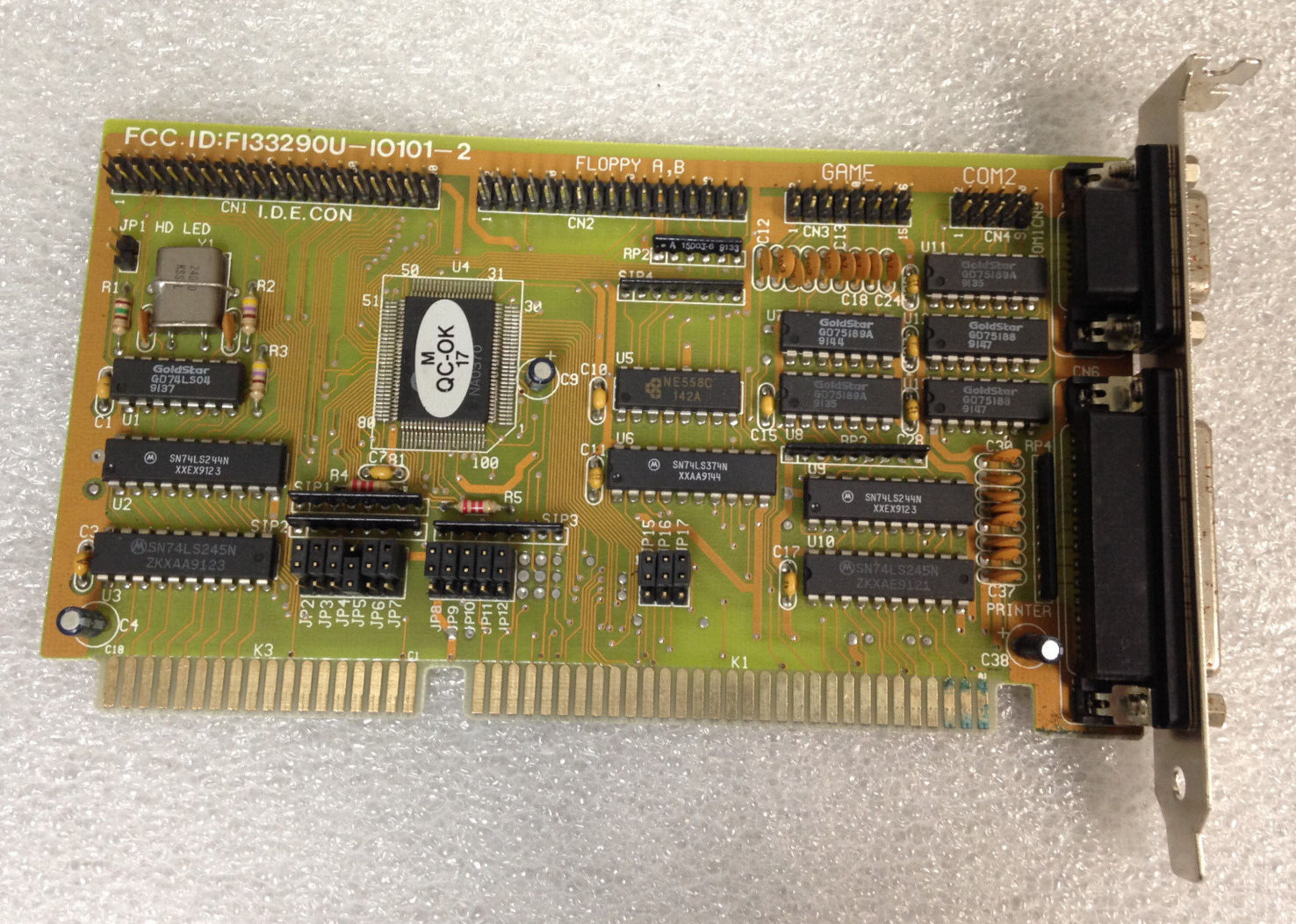 Biostar Systems Co. FCC ID: FI33290U-IO101-2 , 3290U Multi-I/O  Video Card