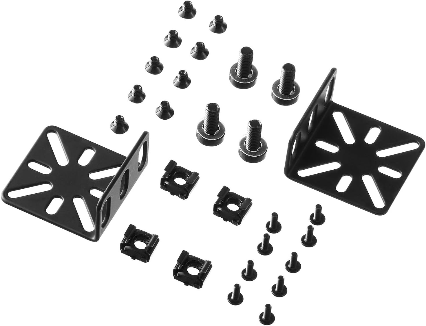 Rack Mount Kit for 17.3 inch Wide Switches, Adjustable Hole Distance, Univers...