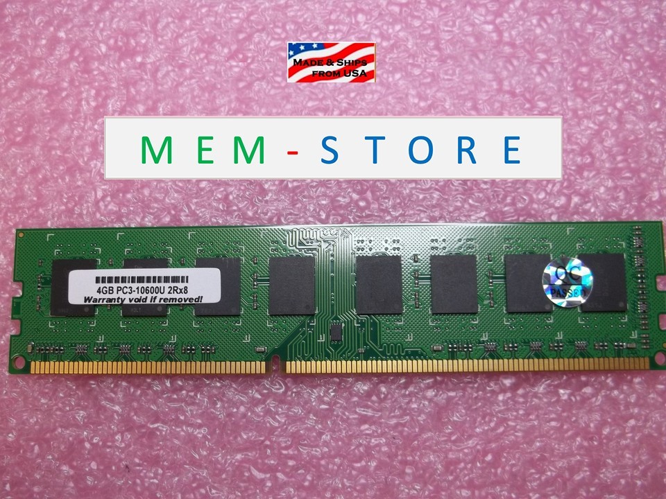 LB435AA VE573AV 4GB PC3-10600 Memory HP Compaq 500B 505B 6000 Elite 8100