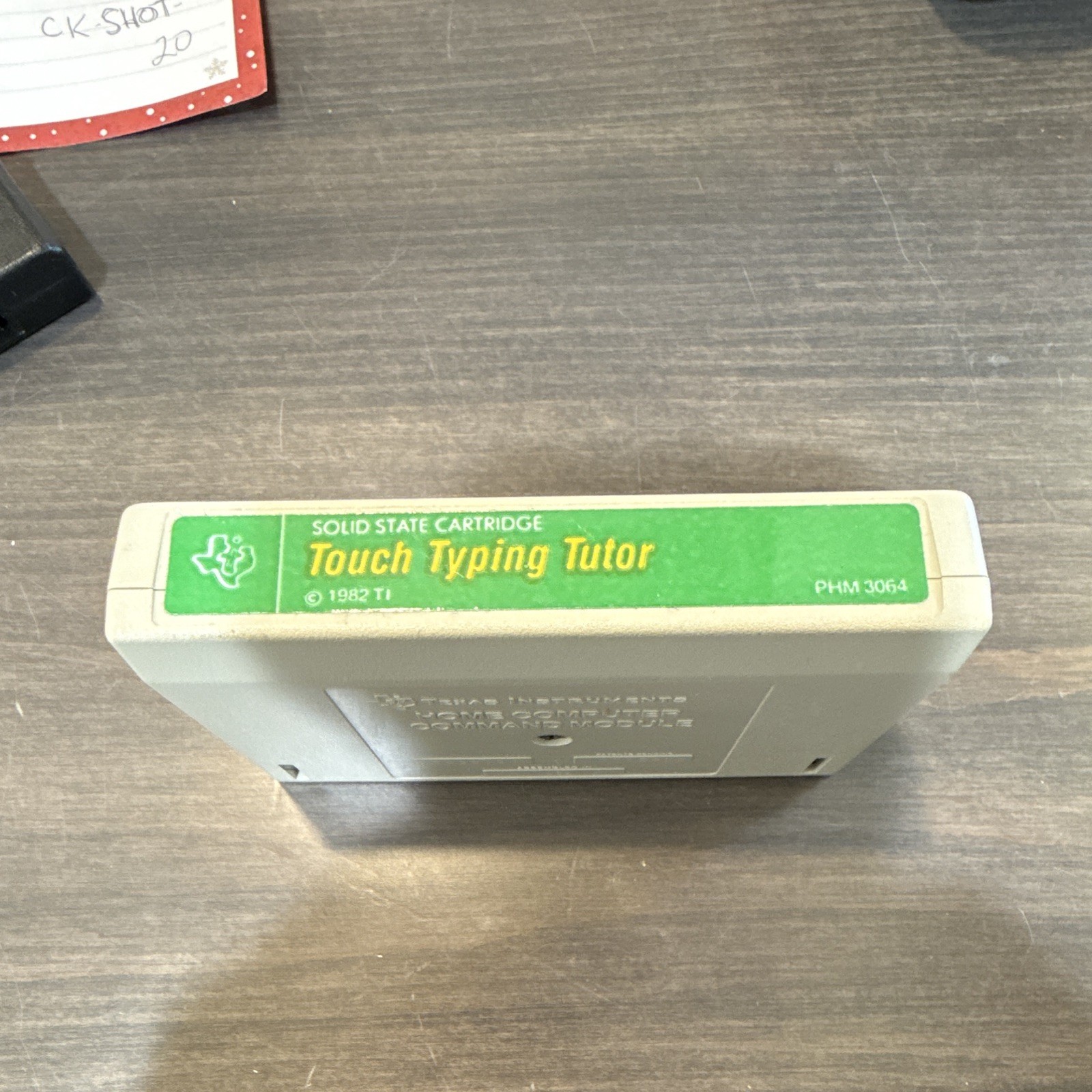Texas Instruments Touch Typing Tutor Home Computer Cartridge PHM 3064 Vintage