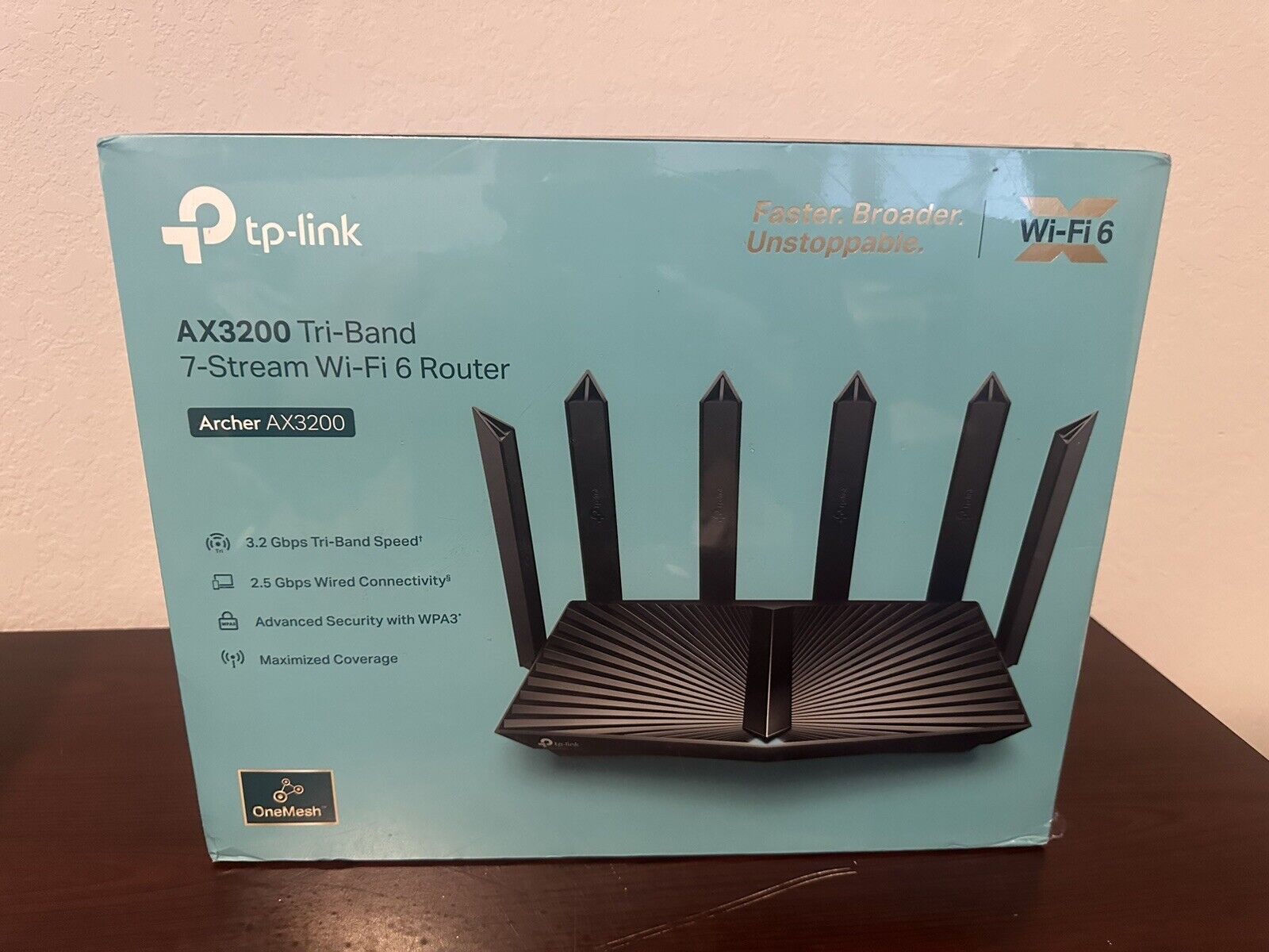 TP-Link Archer AX3200 Tri-Band Wi-Fi 6 Router 3200 new tp link TPLINK onemesh