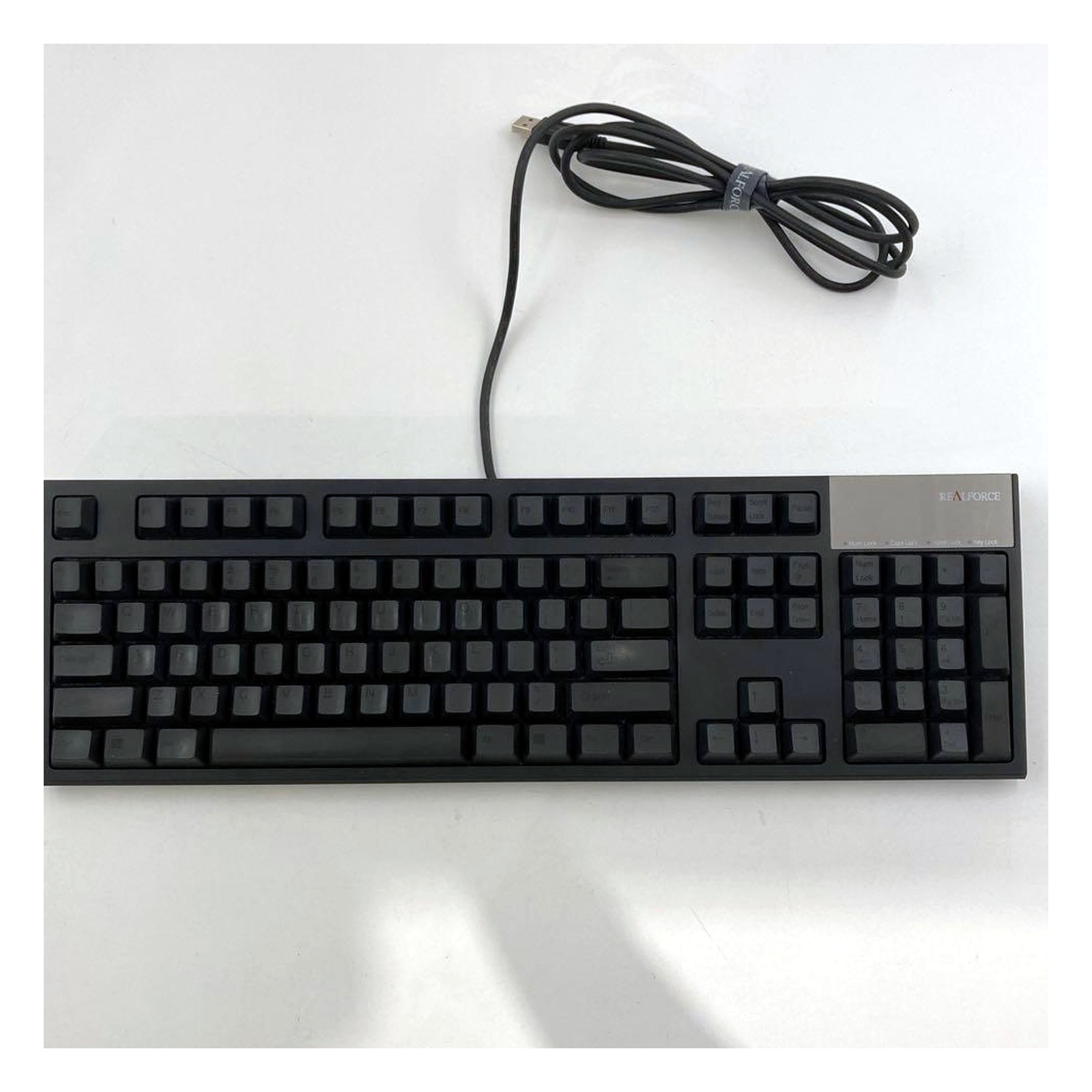 Topre Realforce R2-USV-BK US Layout 104-Key Variable Capacitive Keyboard USED