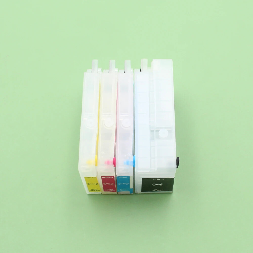 4pcs 952- 955 Refillable Ink Cartridge With Chip For HP 7740 8210 8710 8720