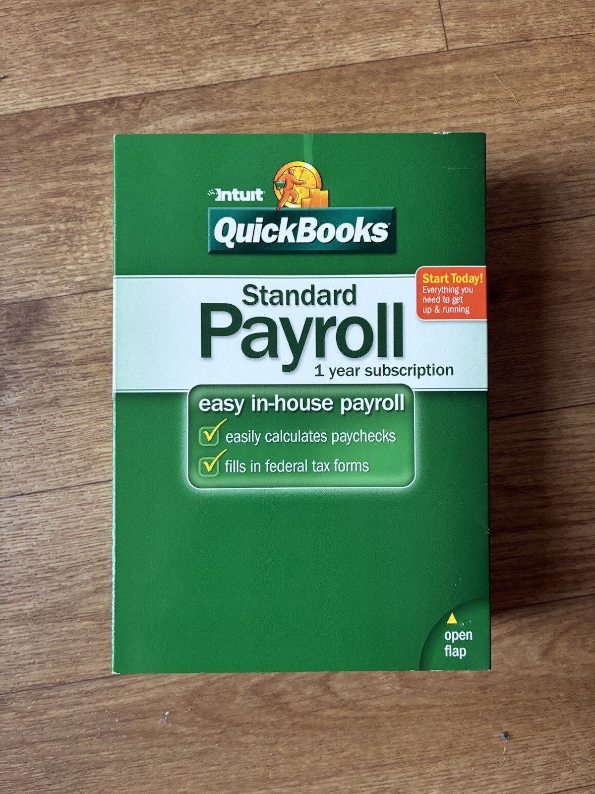 Intuit Quickbooks 2008 Standard Payroll  PC Business Software