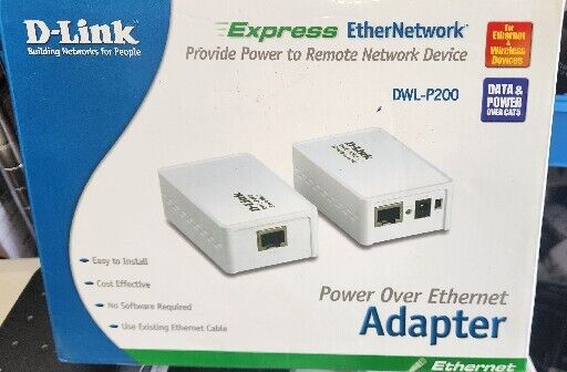 D-Link DWL-P200 Power Over Ethernet Adapter - Express EtherNetwork 