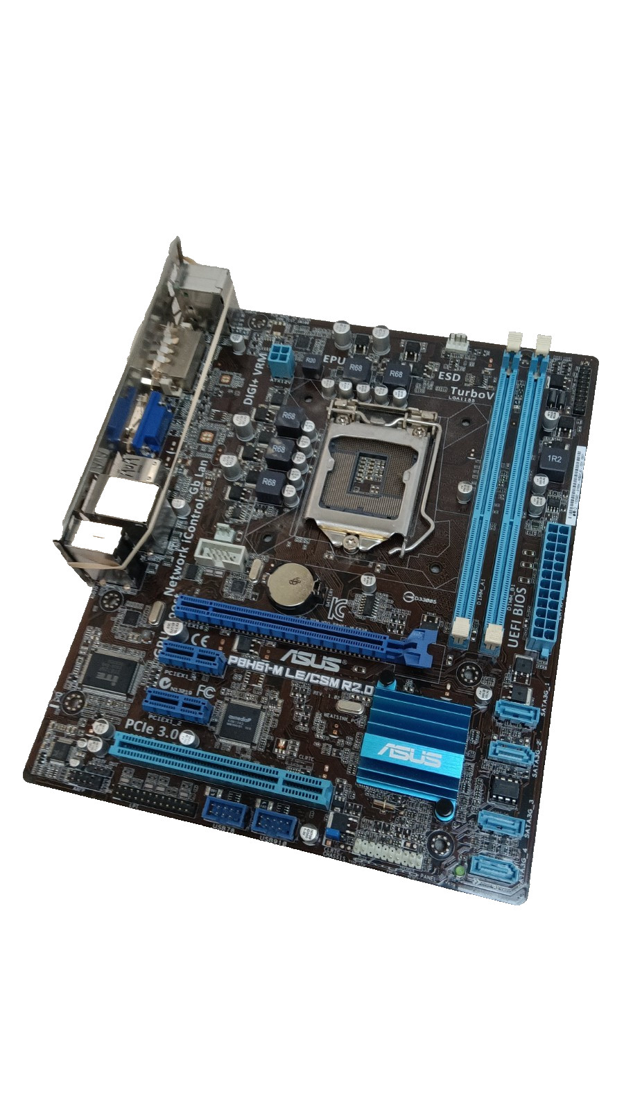 ASUS P8H61-M LE/CSM R2.0 Intel H61 LGA1155 DDR3 Micro ATX Motherboard | Tested