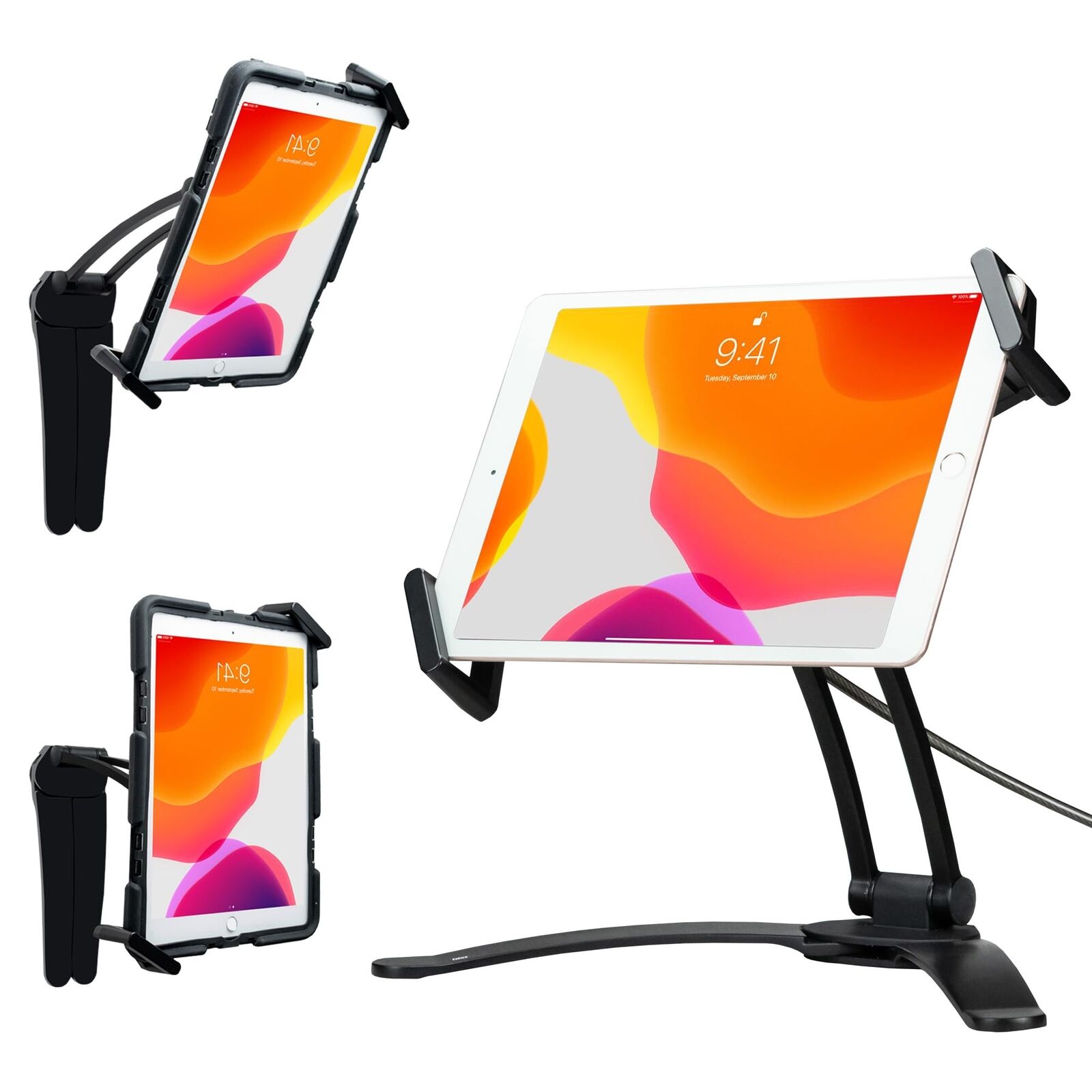 Stand and Wall Mount – CTA Security 2-in-1 Multi-Flex Tablet Stand & Wall Mou...