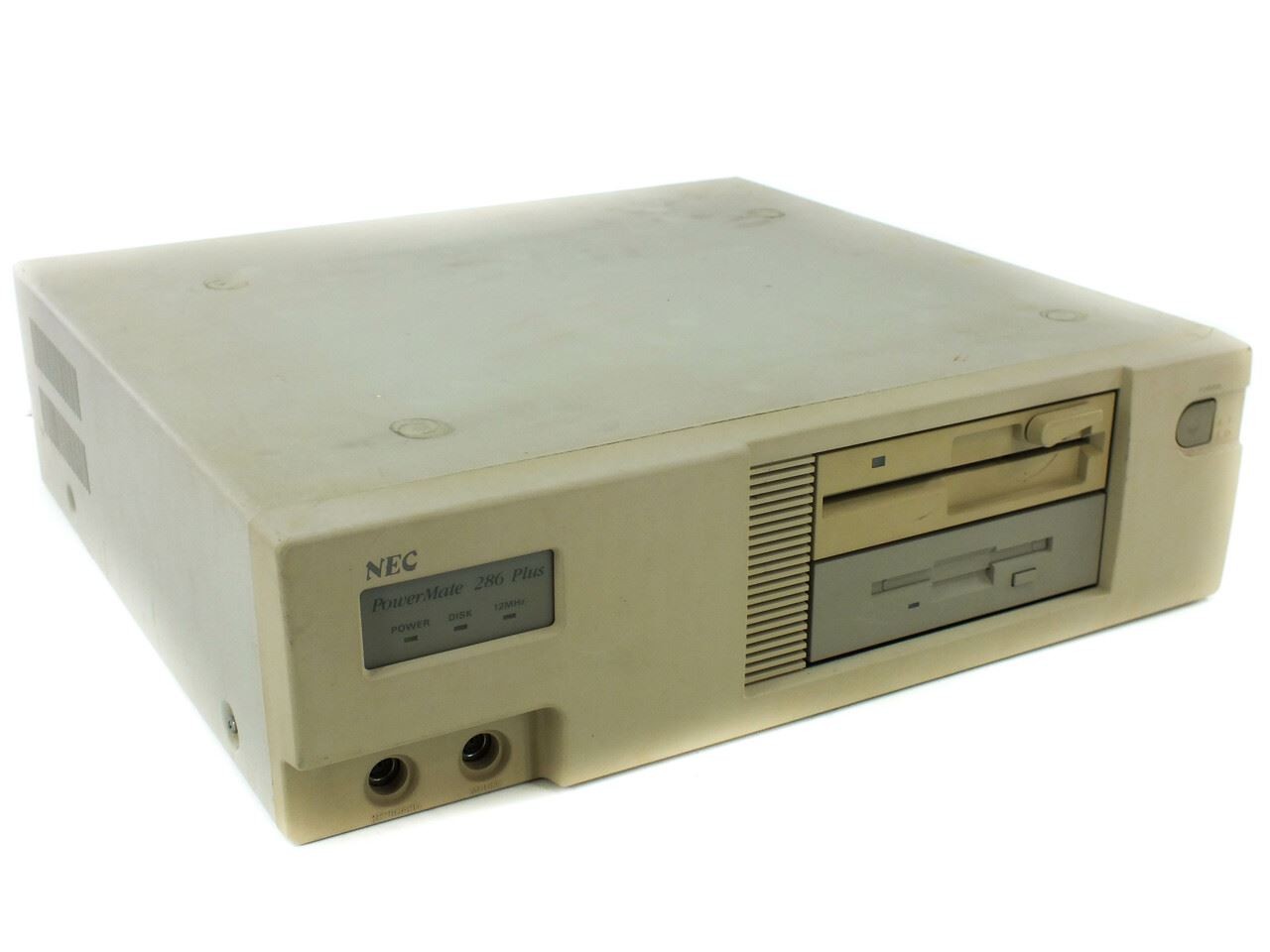 NEC PowerMate 286 Plus PM-20-100B Desktop PC 12MHz 286 Boots to BIOS For Parts
