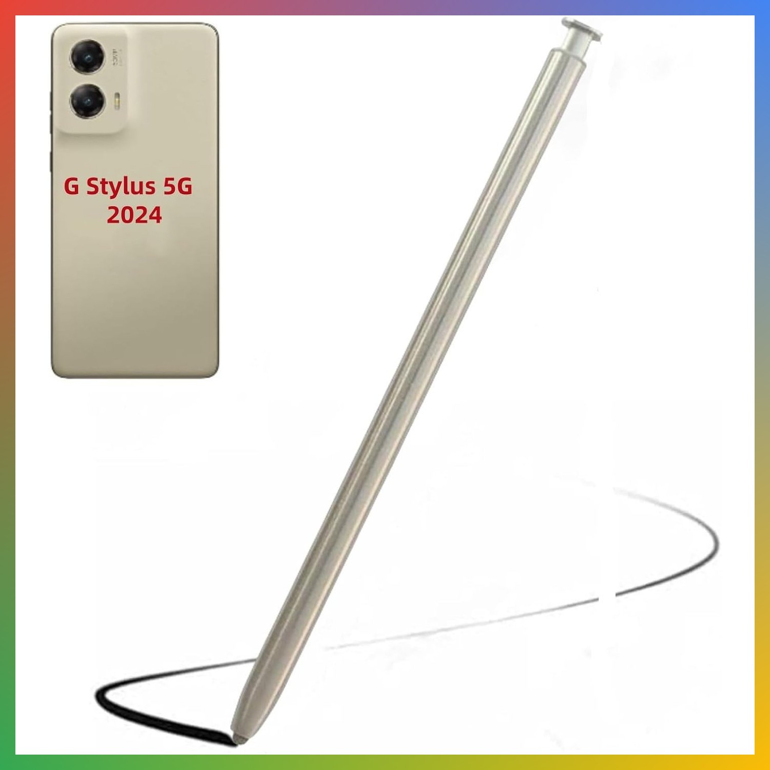 Stylus Pen Replacement For Moto G Stylus 5G 2024 Caramel Latte Touch Screen