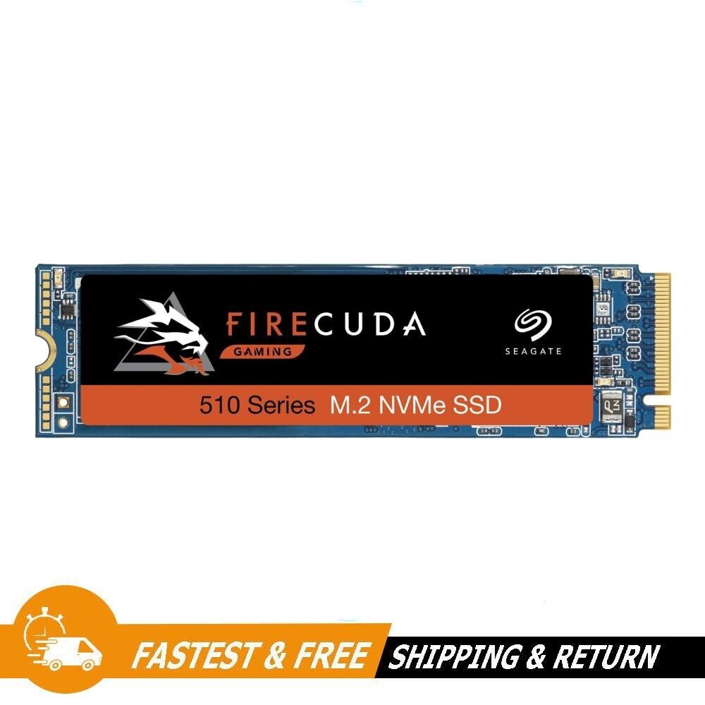 Seagate FIRECUDA 510 1TB PCIE M.2S Solid State Drive SSD, ZP1000GM30031-RC
