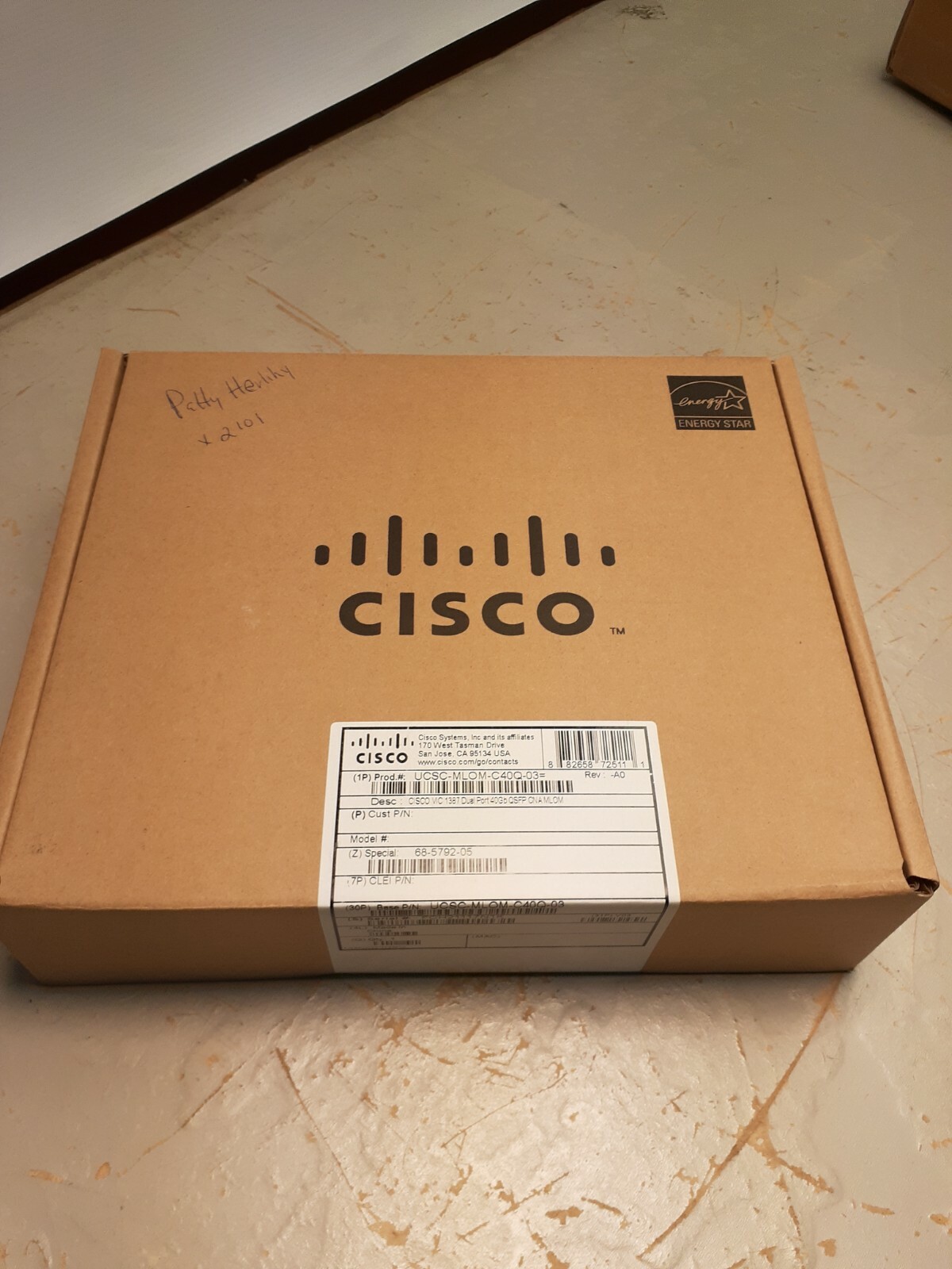 NEW CISCO UCSC-MLOM-C40Q-03 68-5792-05 A0 UCS Virtual Interface Card 1387 