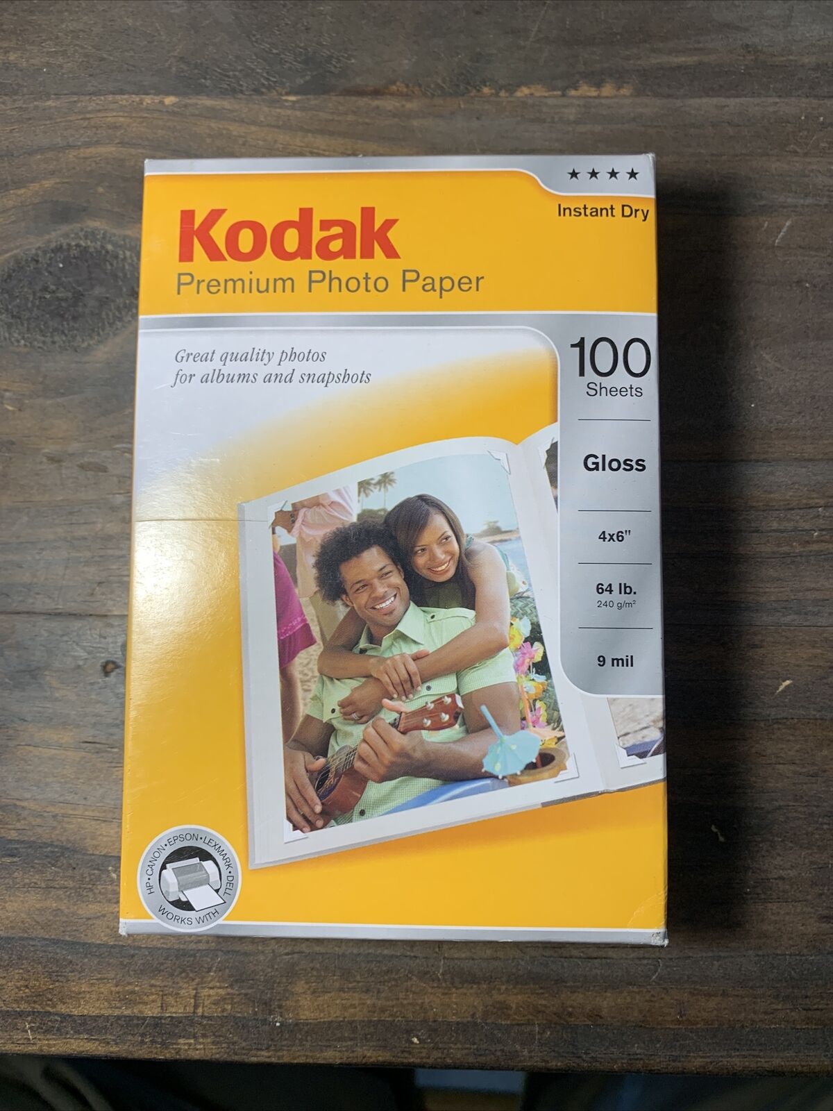 New Kodak Premium Photo Paper 100 Sheets Gloss 4 x 6
