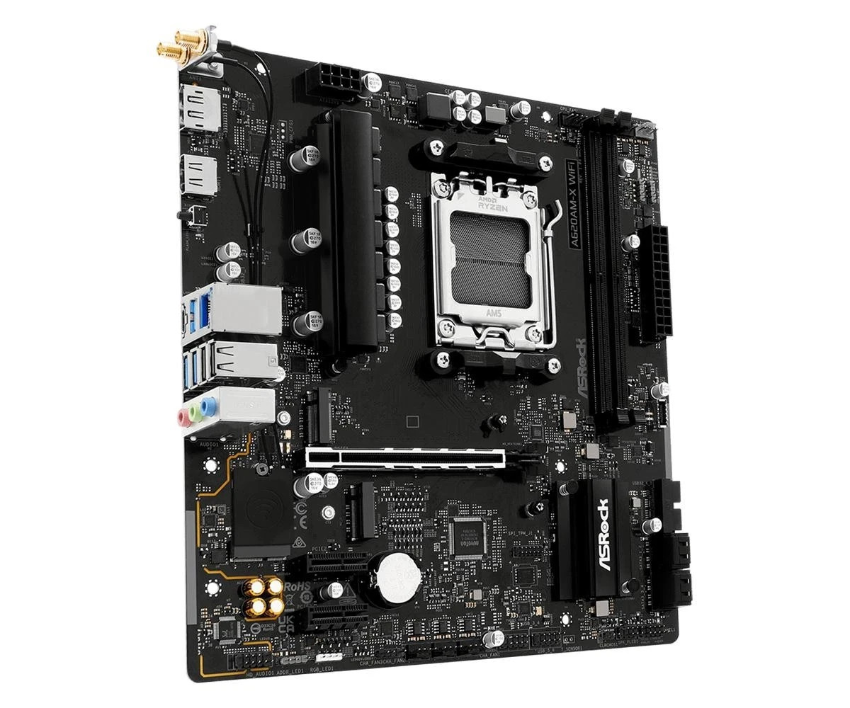ASRock A620AMX WIFI A620AM X WiFi Micro ATX Motherboard