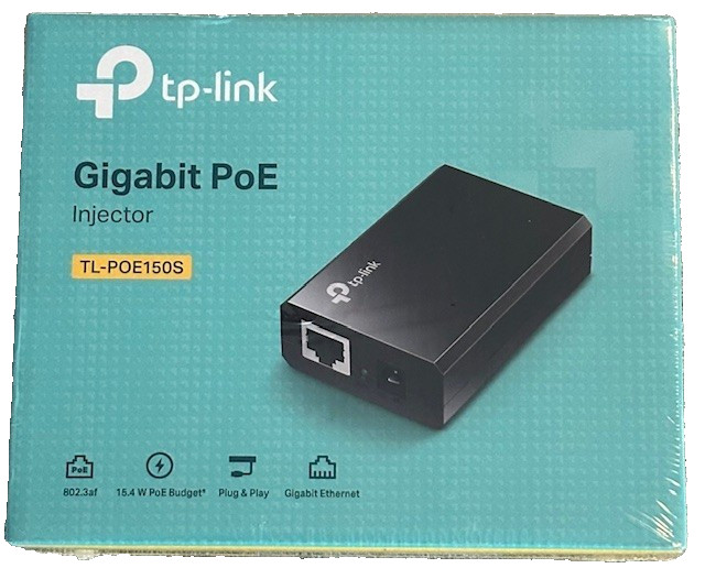 TP-Link Gigabit Power Over Ethernet PoE Injector Adapter TL-POE150S