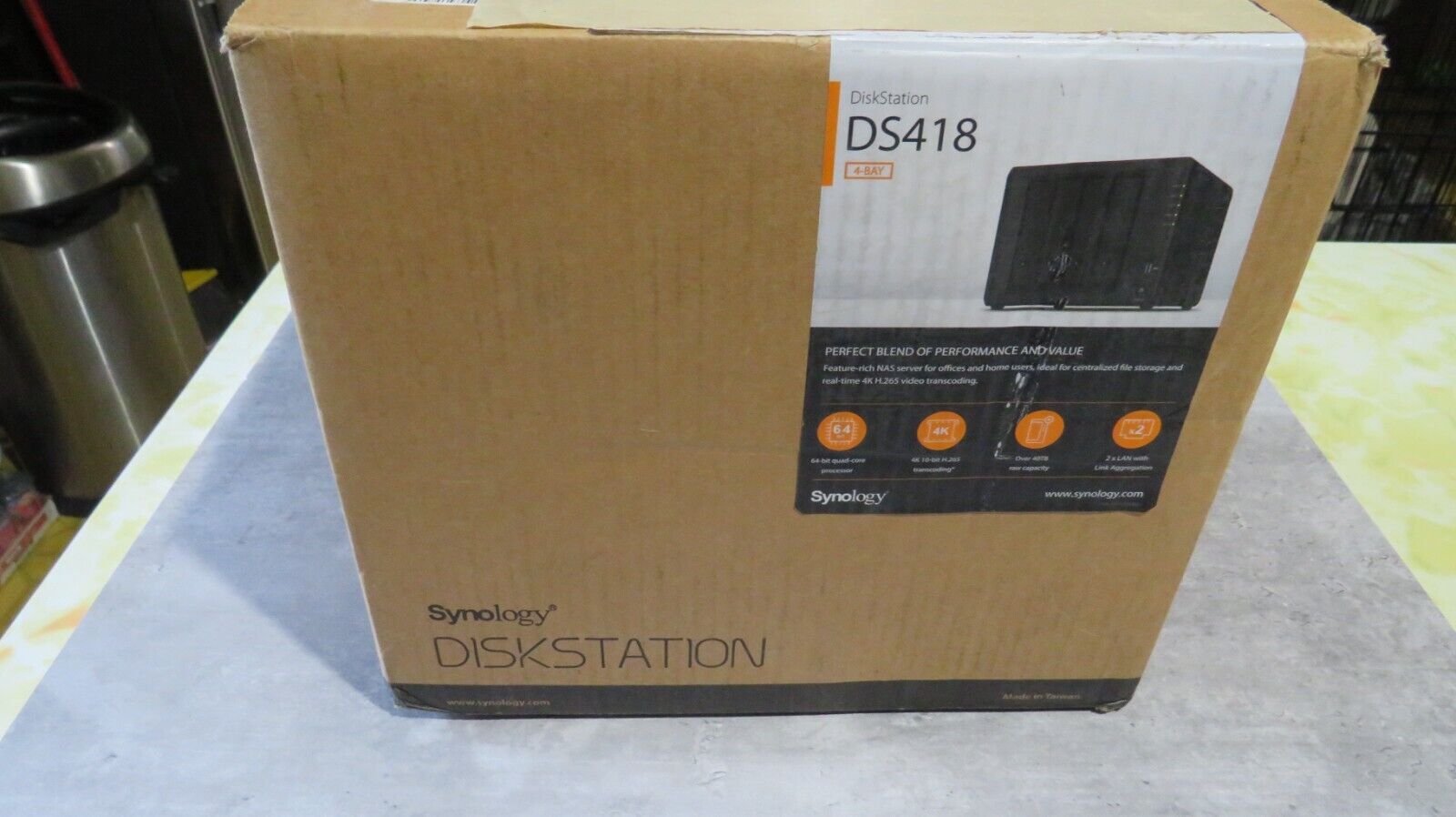 Synology 4 bay NAS DiskStation DS418 (Diskless)