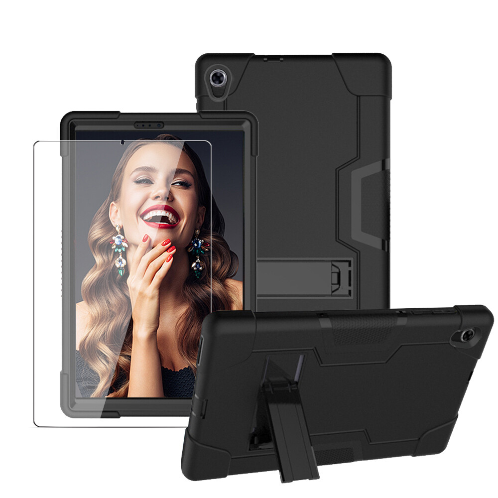 Hybrid Case For Lenovo Tab K10 X6C6F / M10 Plus Tab Case with Screen Protector