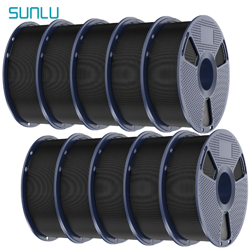 10×1KG SUNLU PLA Matte Meta PLA+ PETG SILK ABS TPU95A 1KG 3D Printer Filament