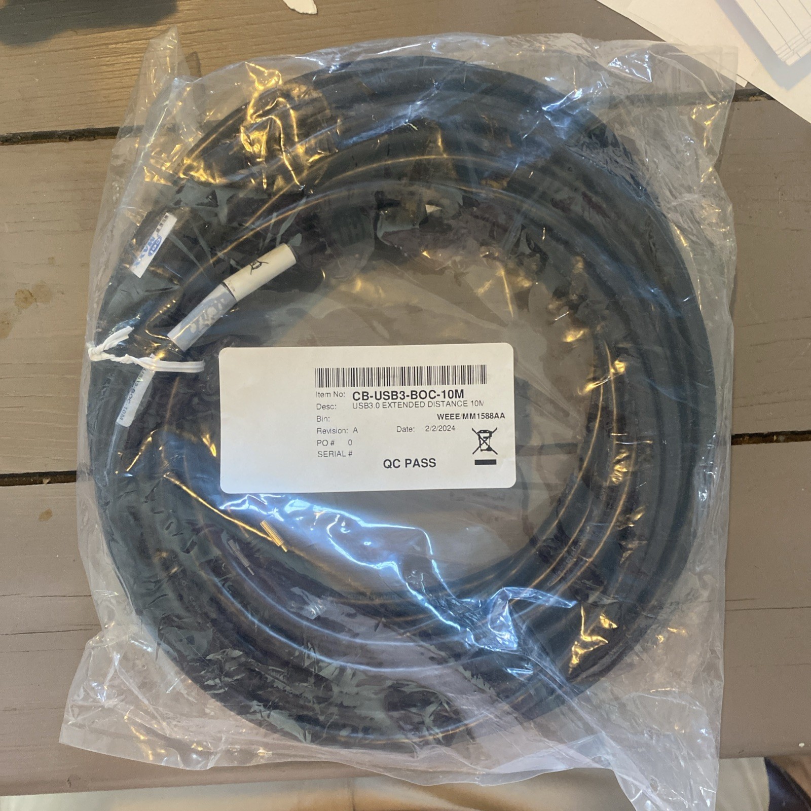 CB-USB3-BOC-10M USB3.0 Extended Distance 10M Bit Maxx Cable