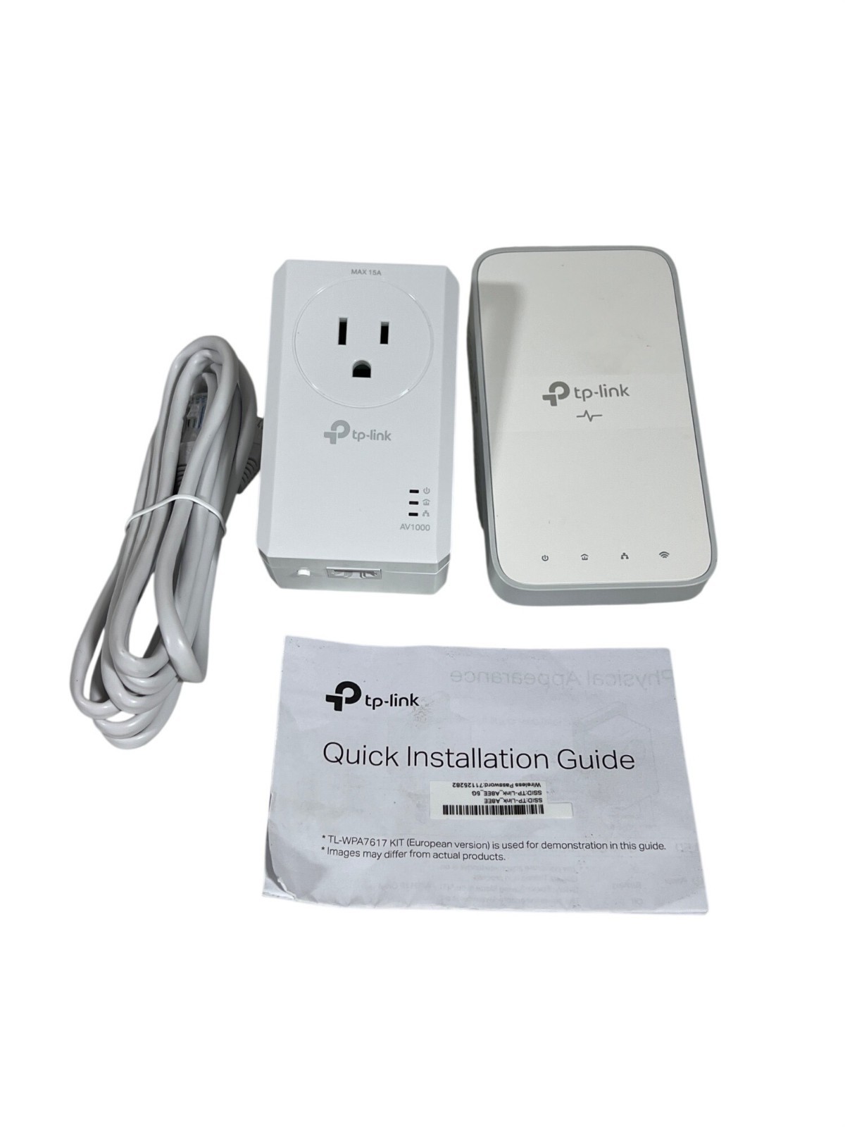 TP-Link AV1000 Gigabit Powerline Adapter Kit With Wi-Fi Extender TL-WPA7617P