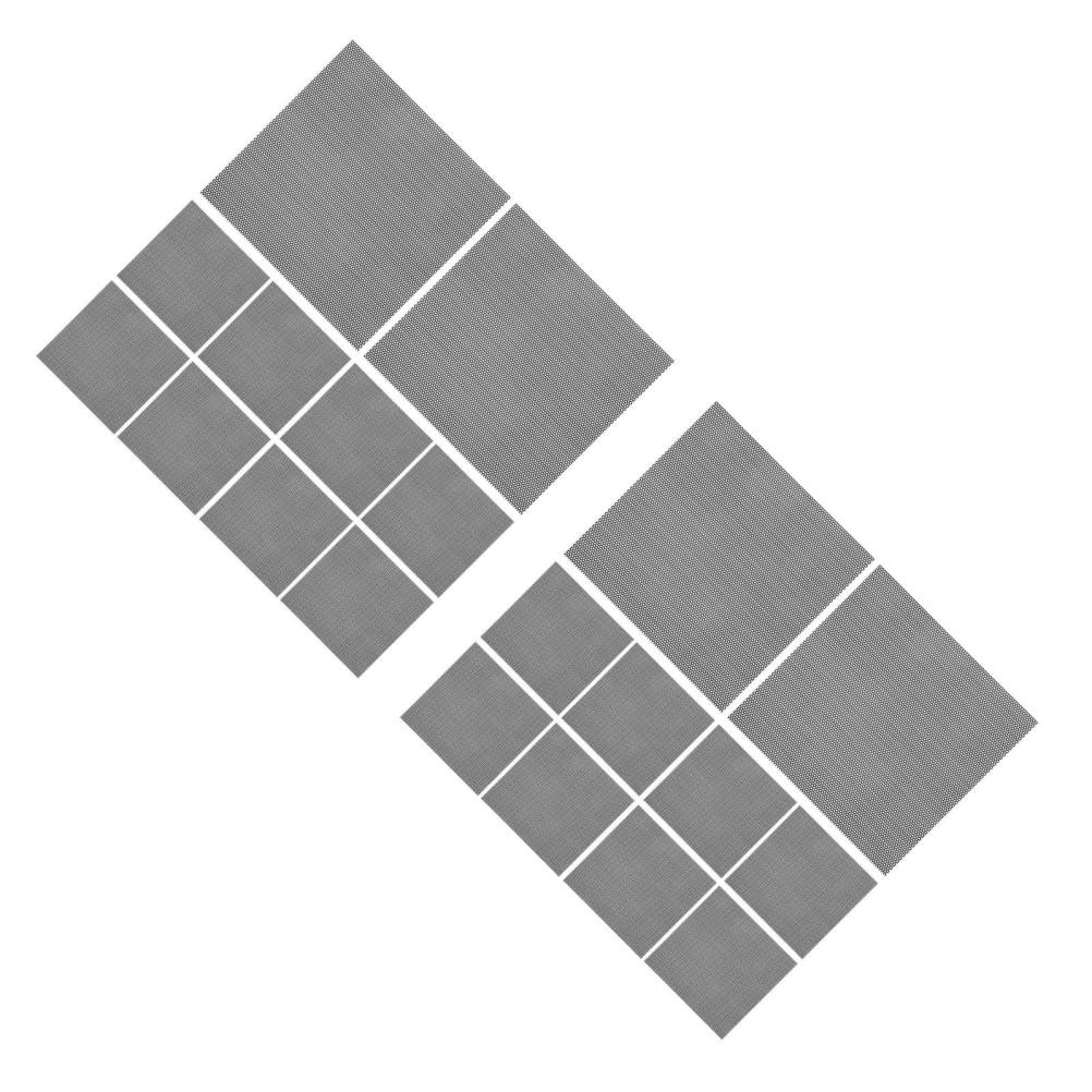 Reusable Black Plastic Fan Dust Cover Mesh for Gaming Console Air Conditioners